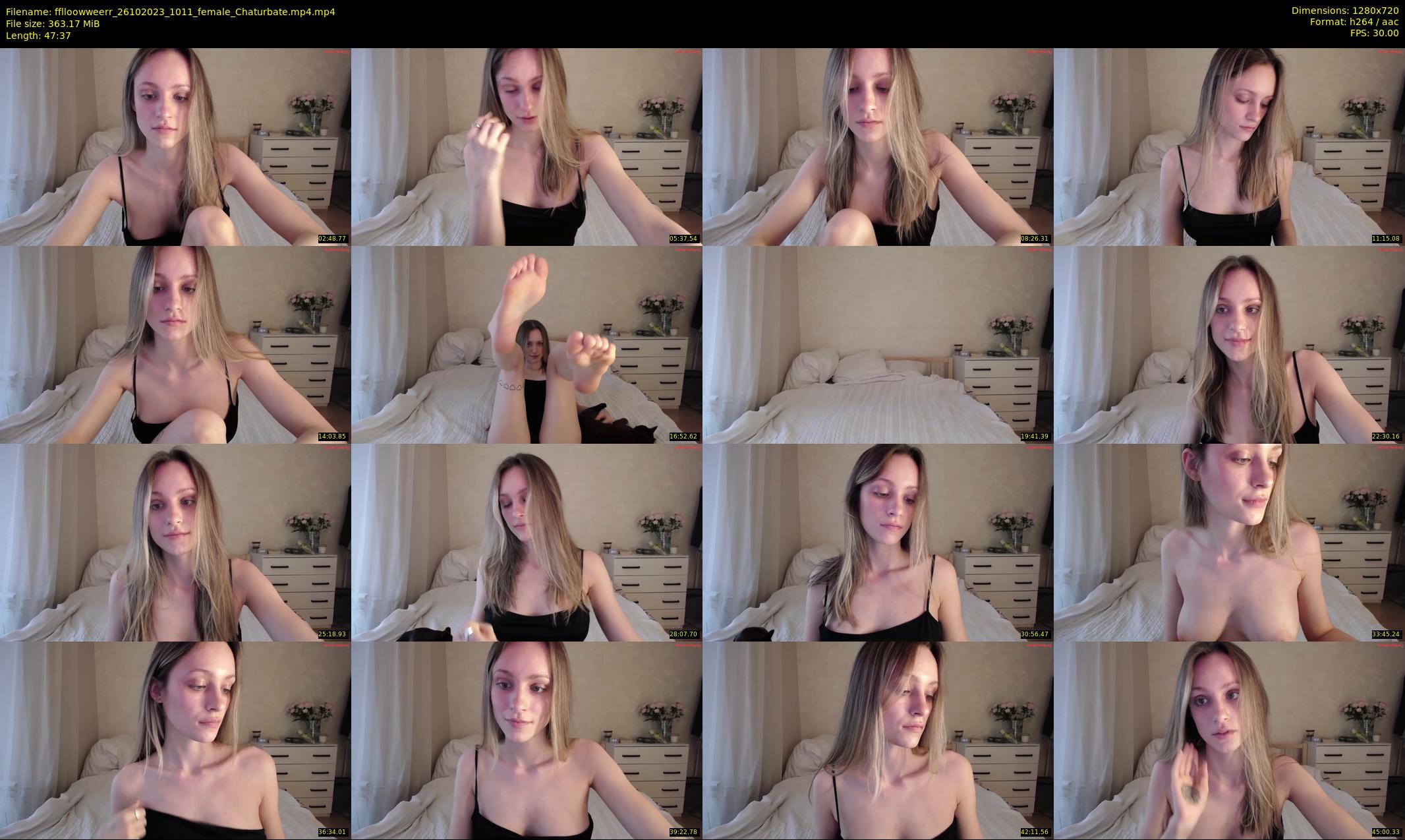 fflloowweerr — 48 minute Chaturbate couple cam show recording, 720p, Oct 26, 2023