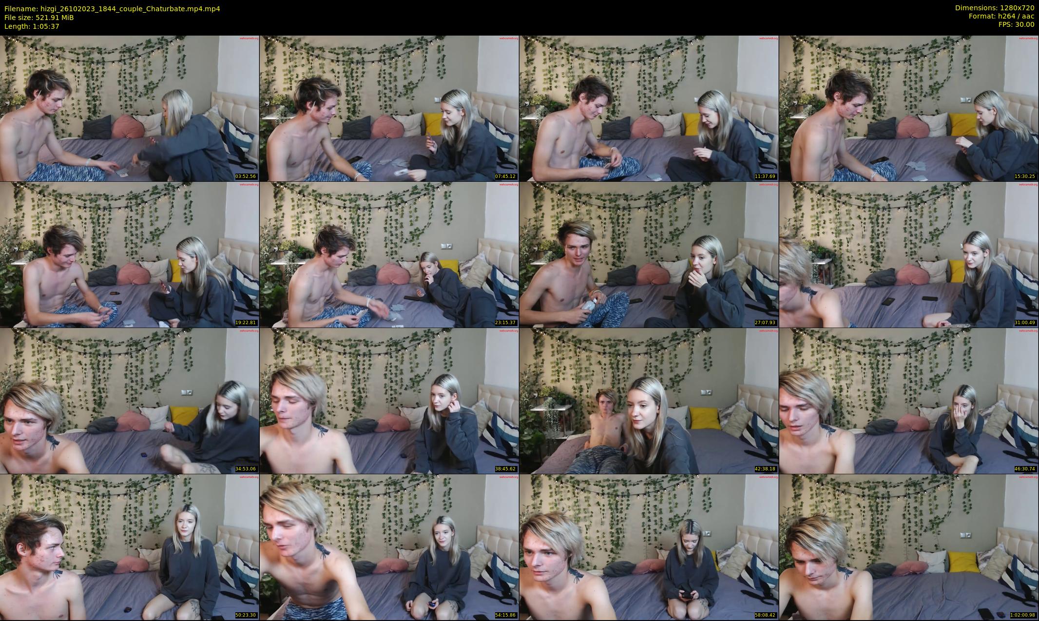 hizgi — 66 minute Chaturbate couple cam show recording, 720p, Oct 26, 2023