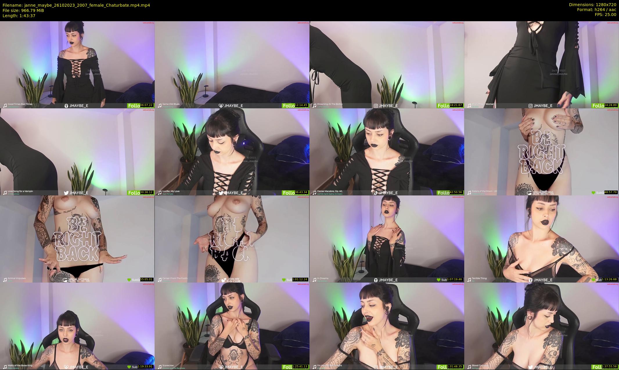 janne_maybe — 104 minute Chaturbate female cam show recording, 720p, Oct 26, 2023