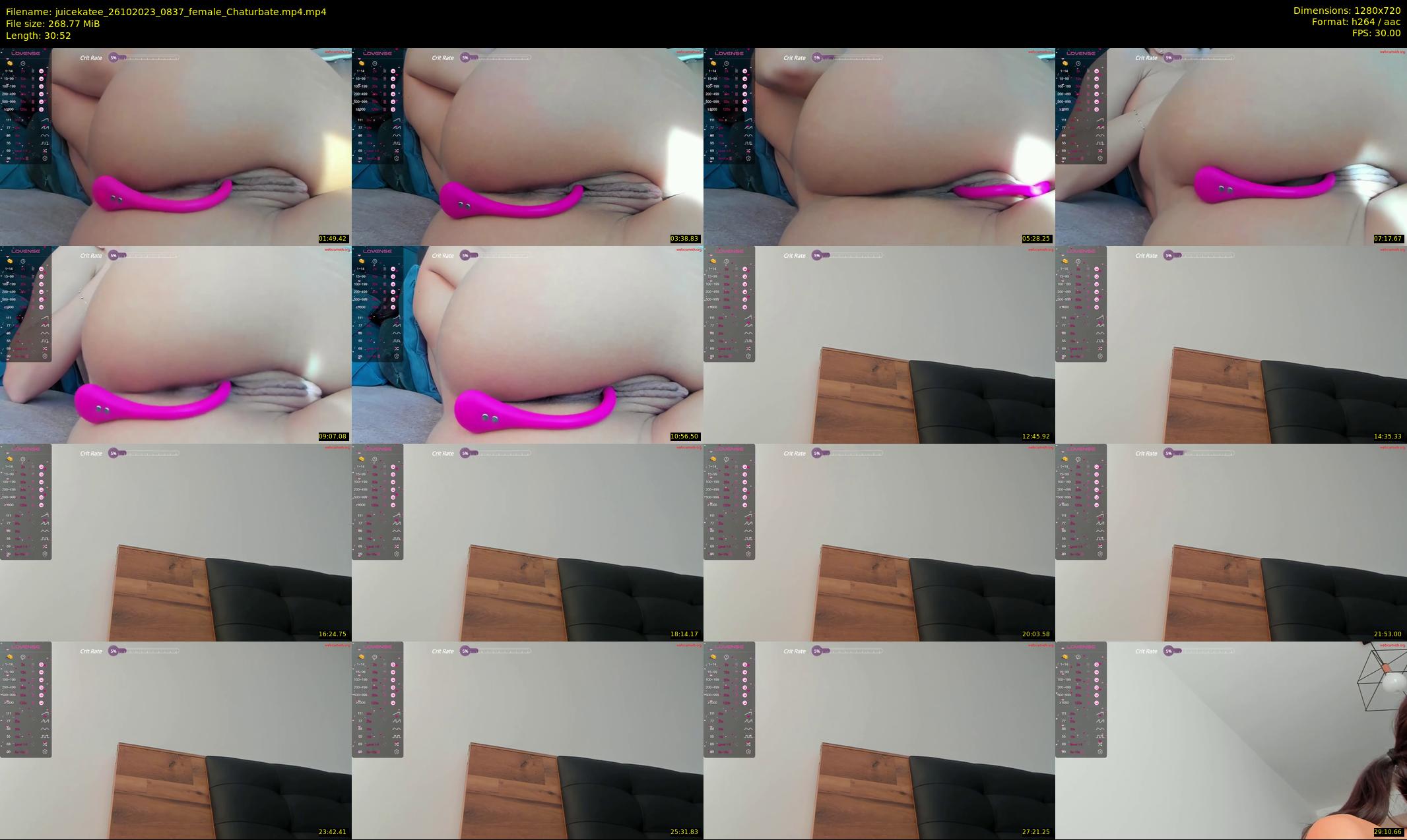 juicekatee — 31 minute Chaturbate female cam show recording, 720p, Oct 26, 2023