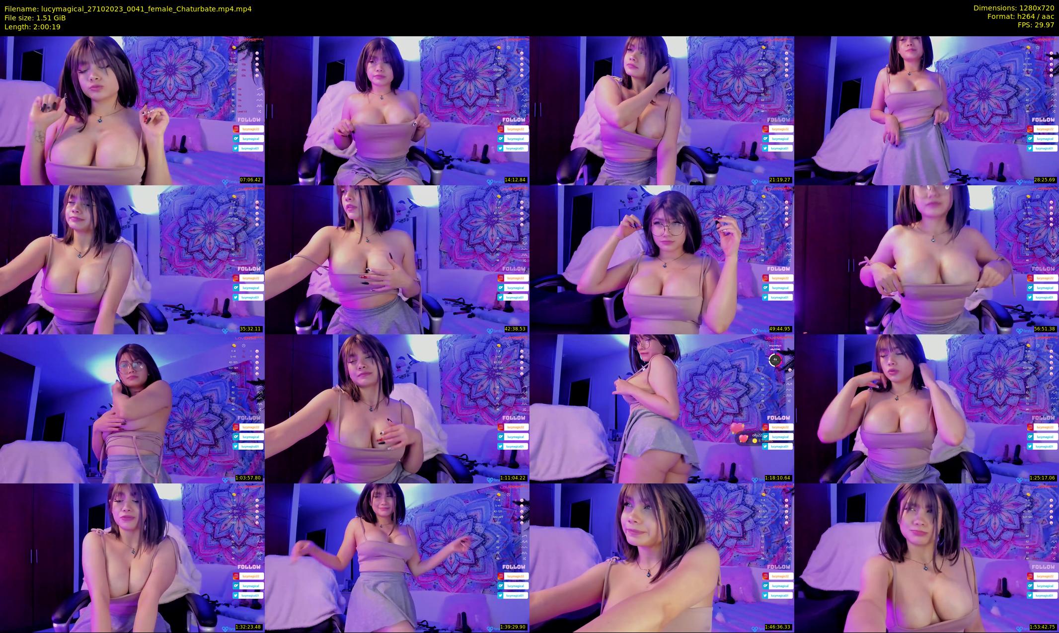 lucymagical — 121 minute Chaturbate female cam show recording, 720p, Oct 27, 2023