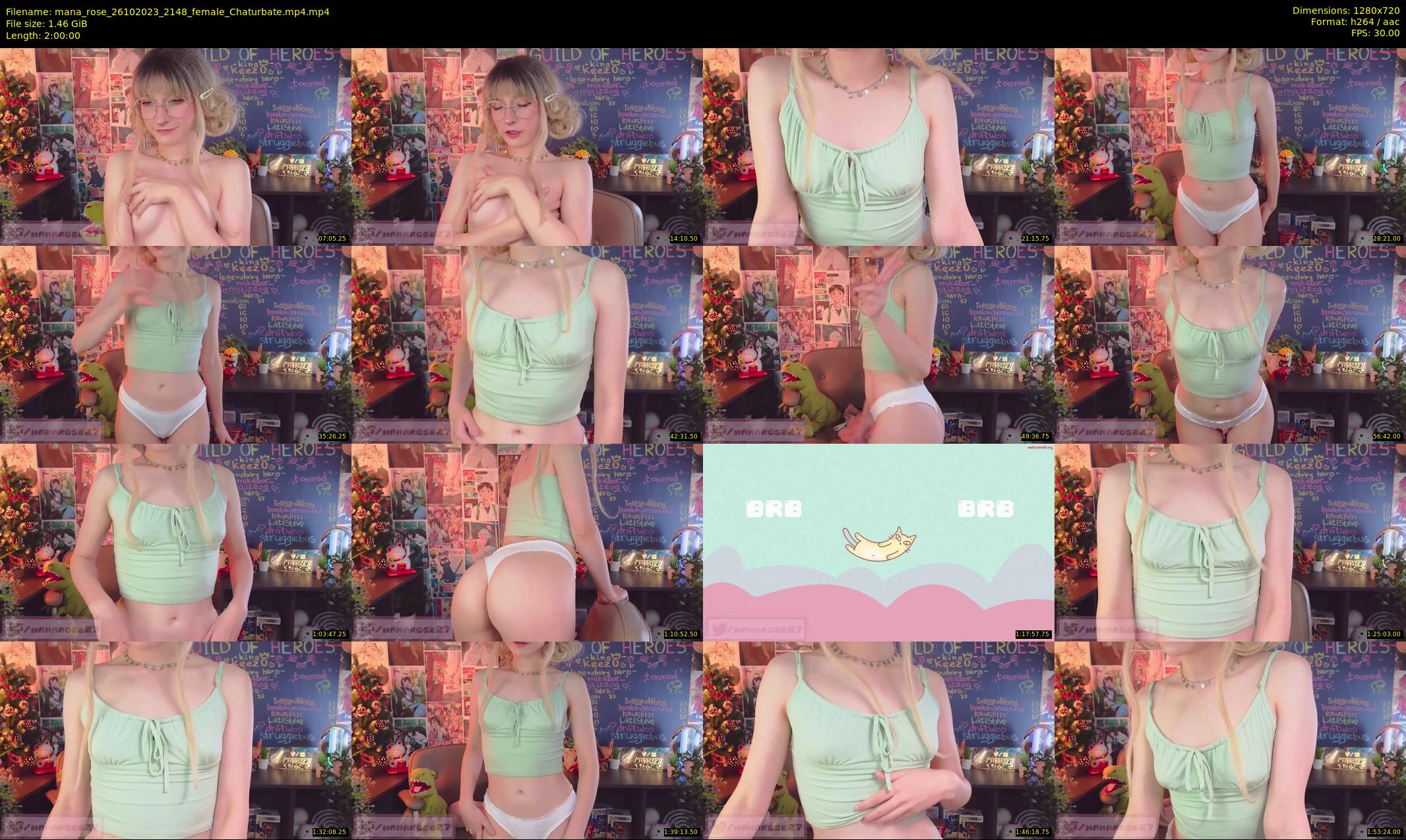 mana_rose — 120 minute Chaturbate female cam show recording, 720p, Oct 26, 2023