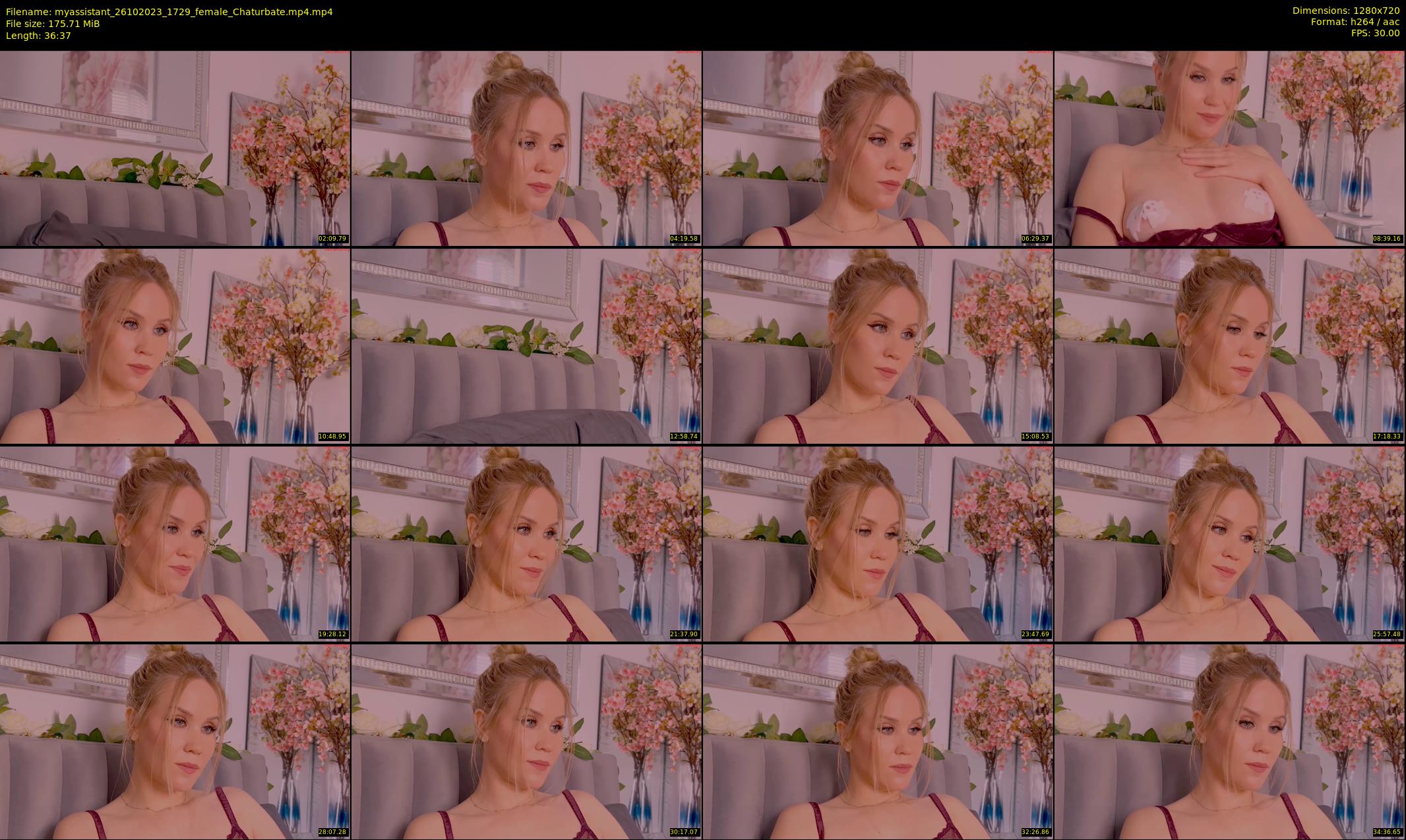 myassistant — 37 minute Chaturbate female cam show recording, 720p, Oct 26, 2023