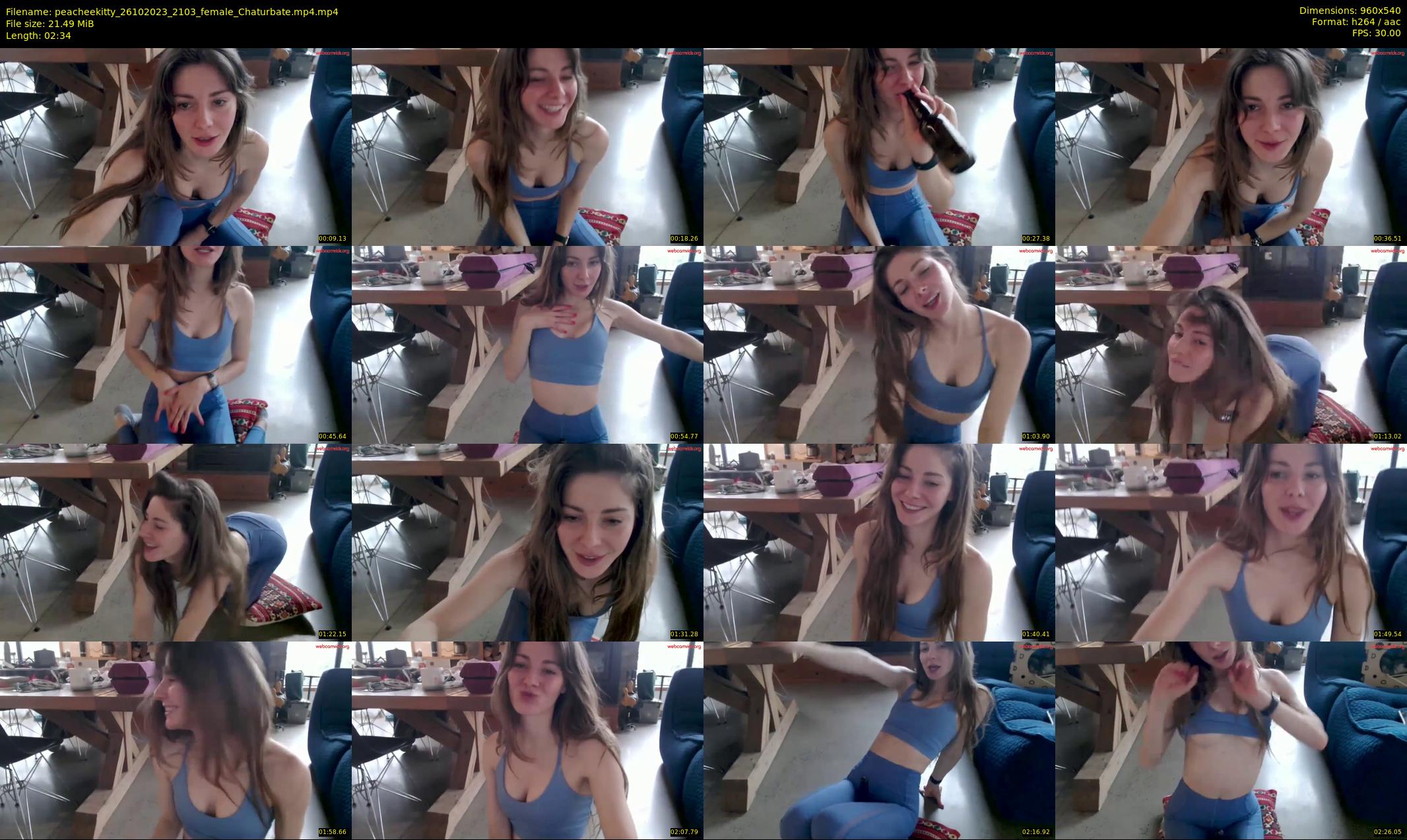 peacheekitty — 3 minute Chaturbate female cam show recording, 480p, Oct 26, 2023