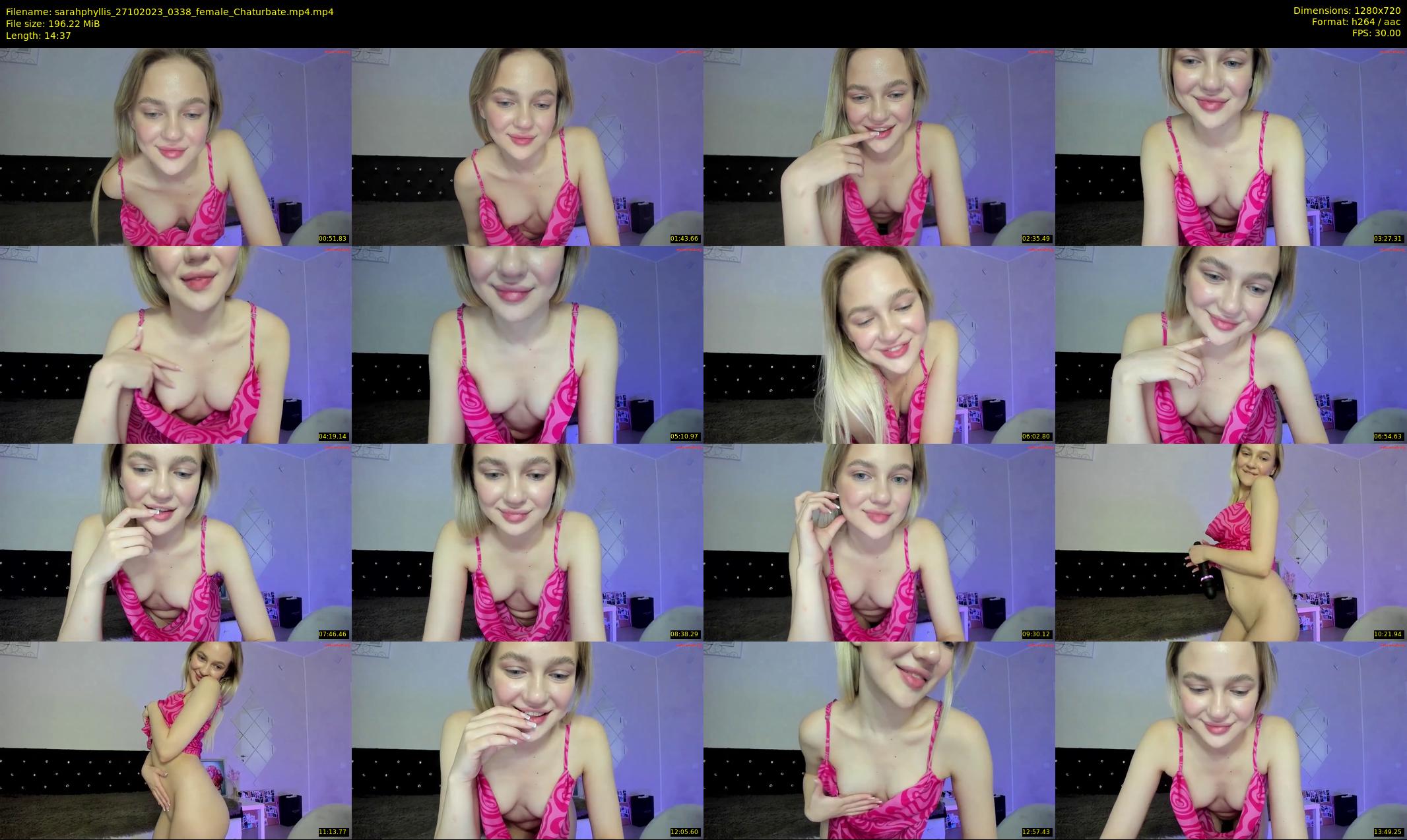 sarahphyllis — 15 minute Chaturbate female cam show recording, 720p, Oct 27, 2023