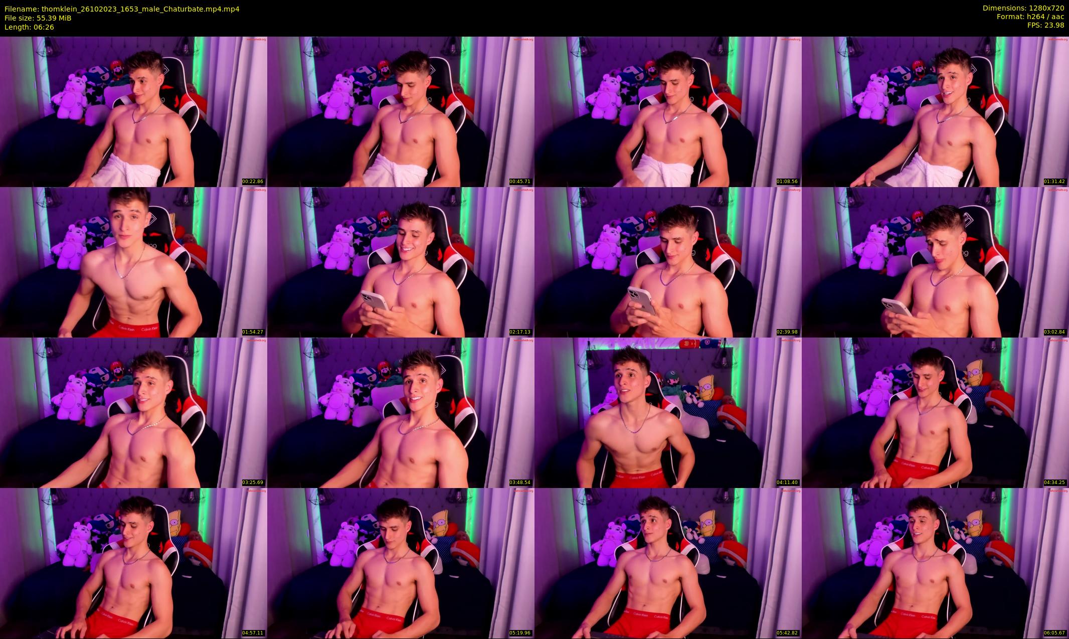 thomklein — 7 minute Chaturbate male cam show recording, 720p, Oct 26, 2023