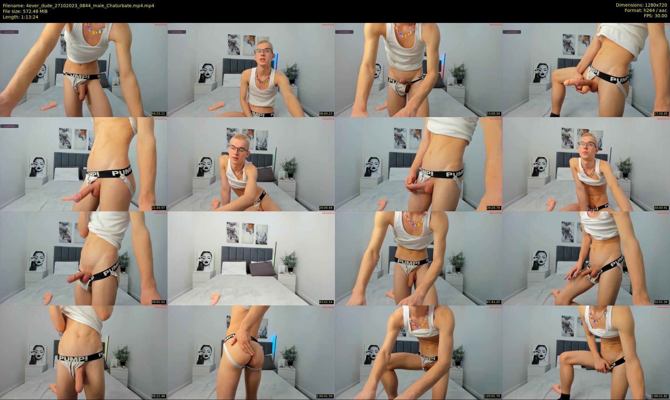 4ever_dude — 74 minute Chaturbate male cam show recording, 720p, Oct 27, 2023