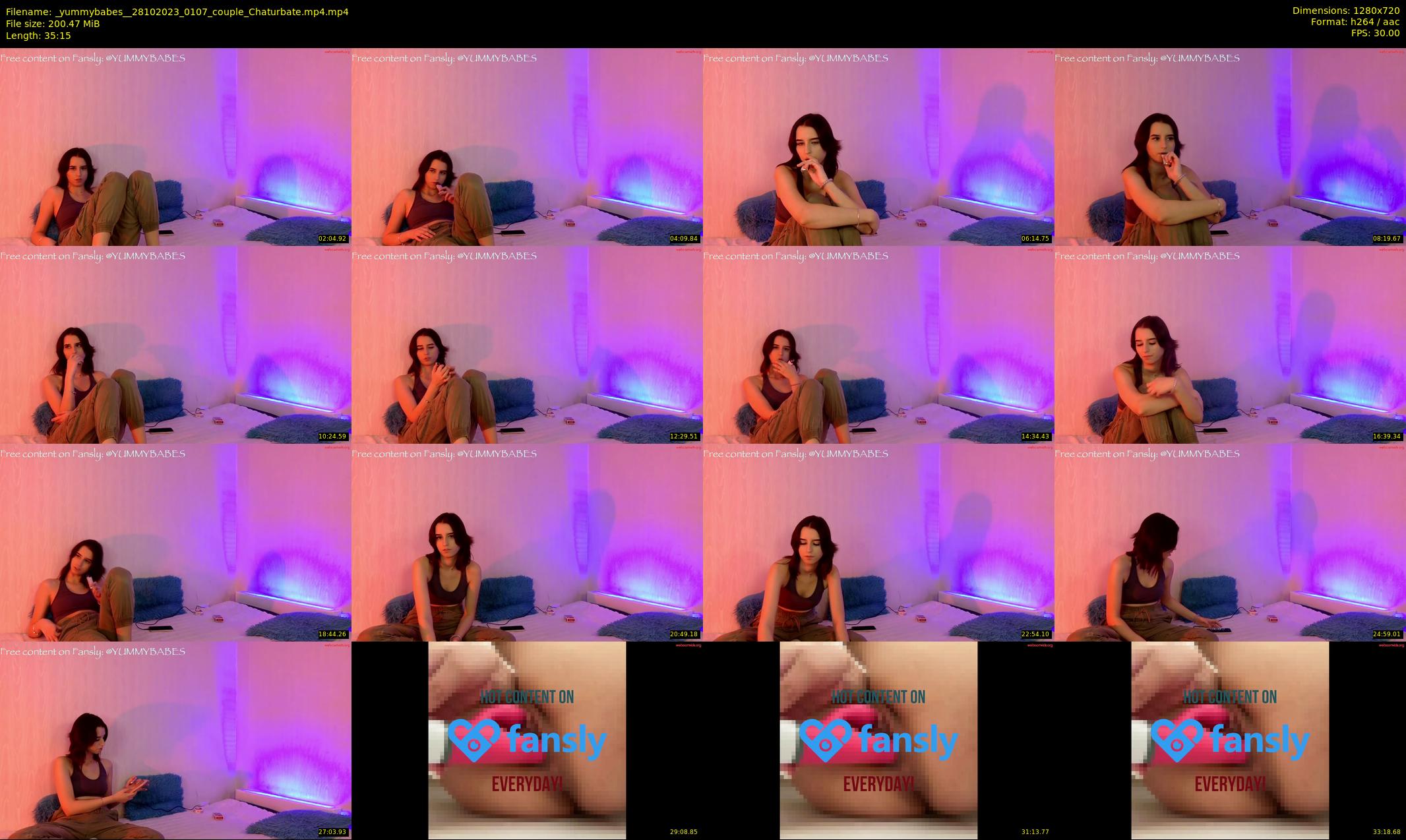 _yummybabes_ — 36 minute Chaturbate couple cam show recording, 720p, Oct 28, 2023