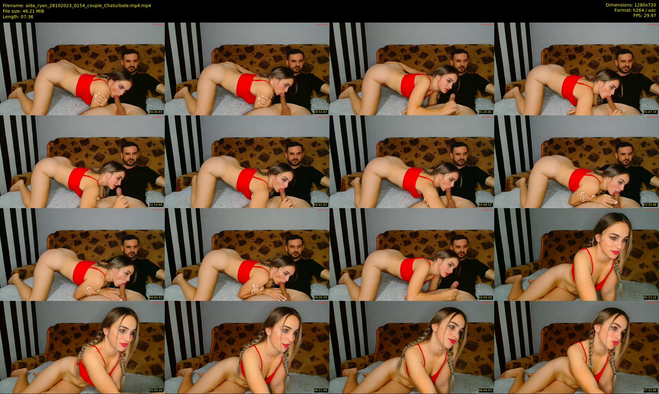 aida_ryan — 8 minute Chaturbate couple cam show recording, 720p, Oct 28, 2023