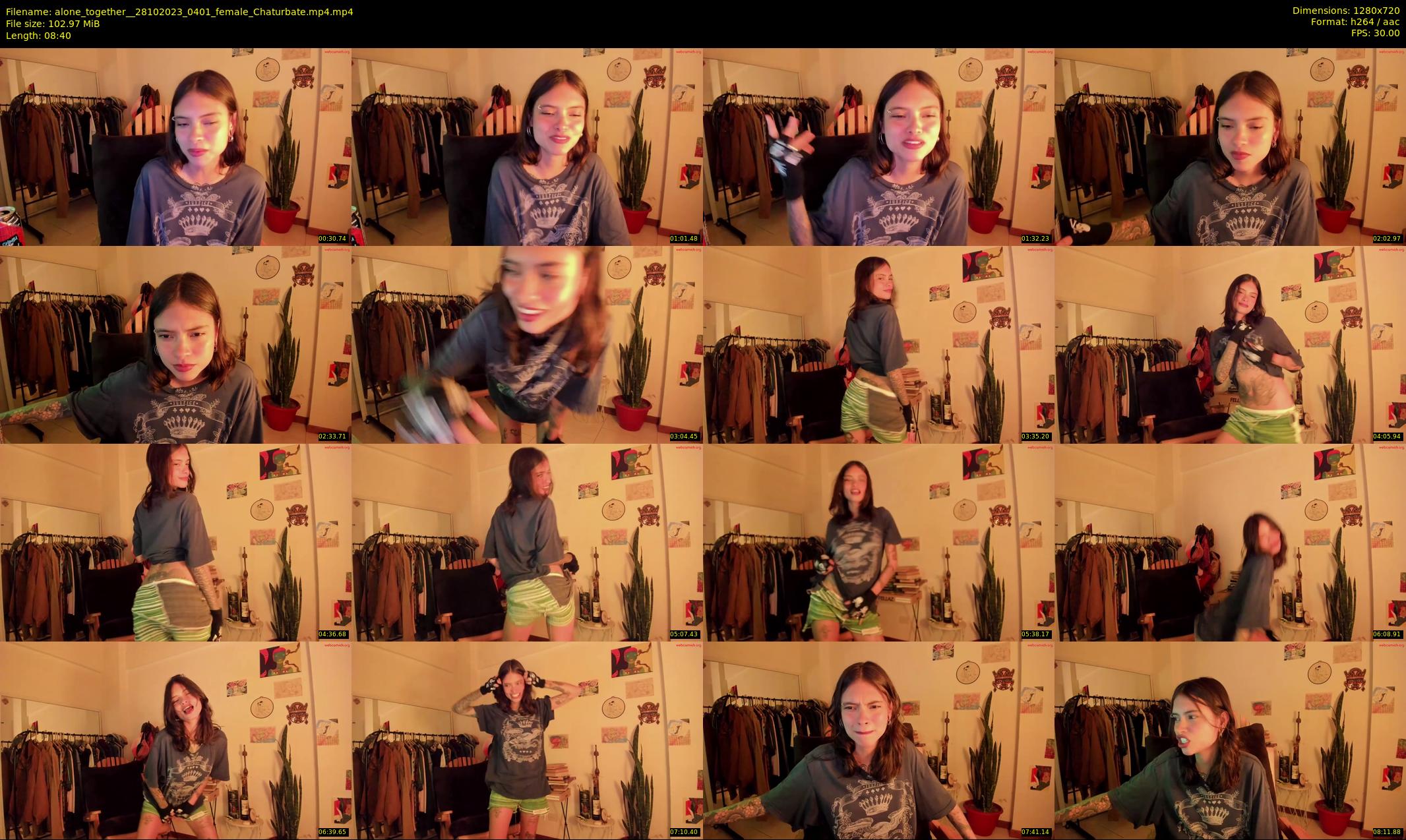 alone_together_ — 9 minute Chaturbate female cam show recording, 720p, Oct 28, 2023