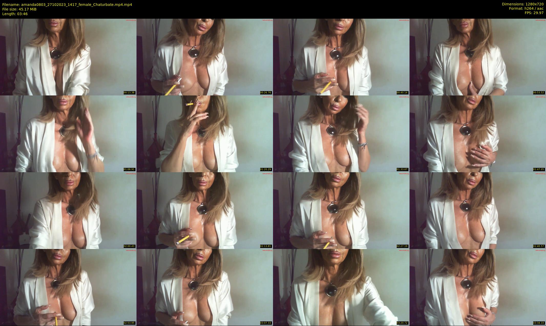 amanda0803 — 4 minute Chaturbate female cam show recording, 720p, Oct 27, 2023