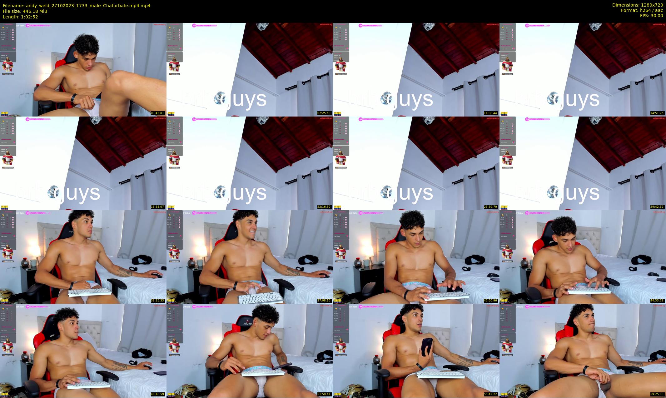 andy_weld — 63 minute Chaturbate male cam show recording, 720p, Oct 27, 2023