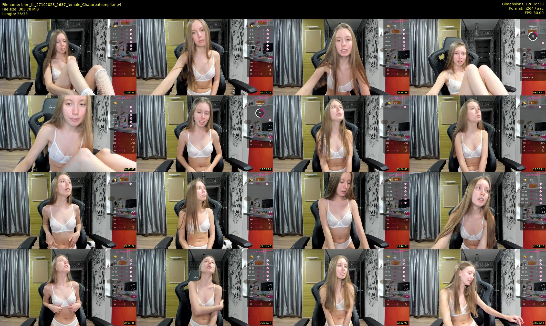 bam_bi — 37 minute Chaturbate female cam show recording, 720p, Oct 27, 2023
