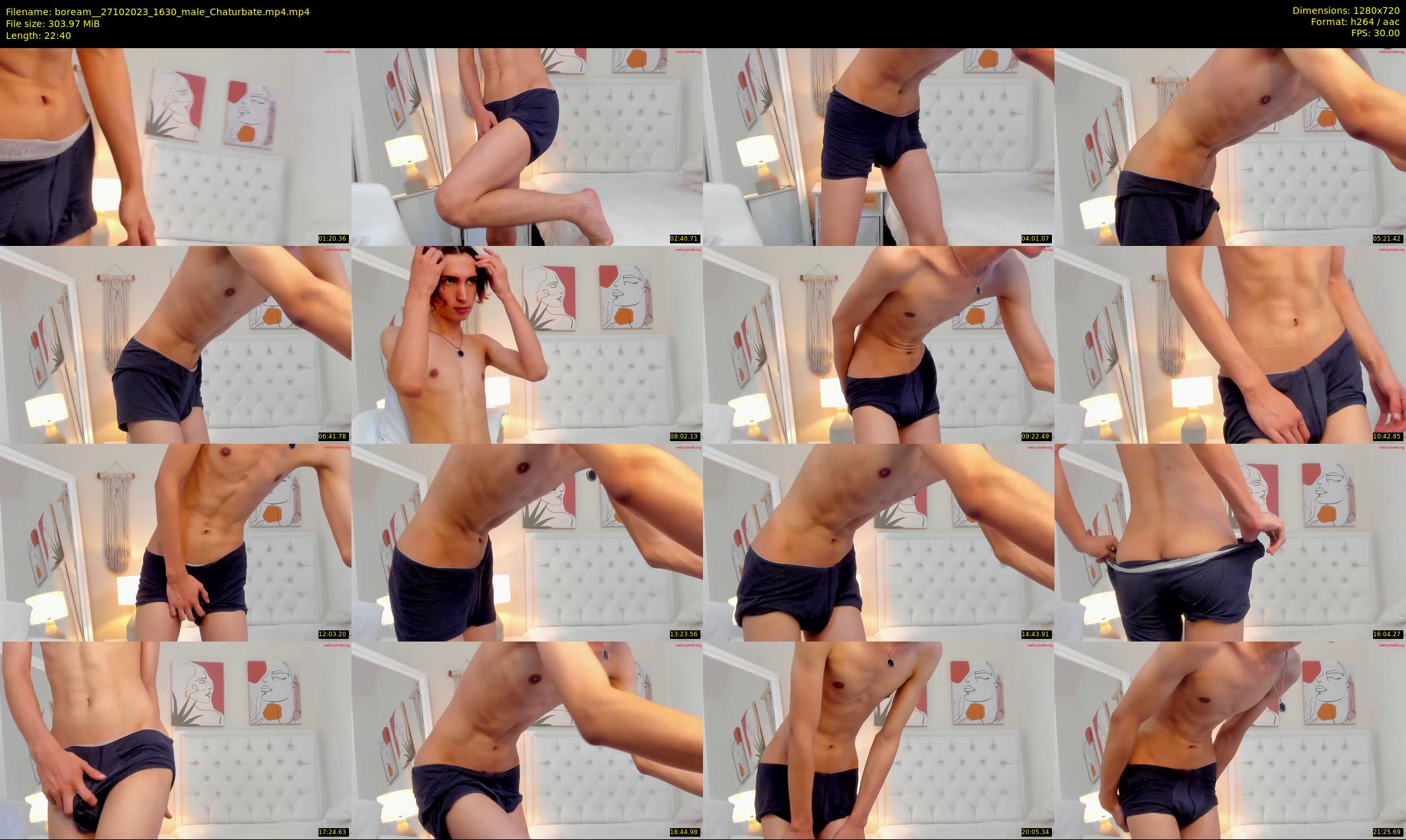 boream_ — 23 minute Chaturbate male cam show recording, 720p, Oct 27, 2023