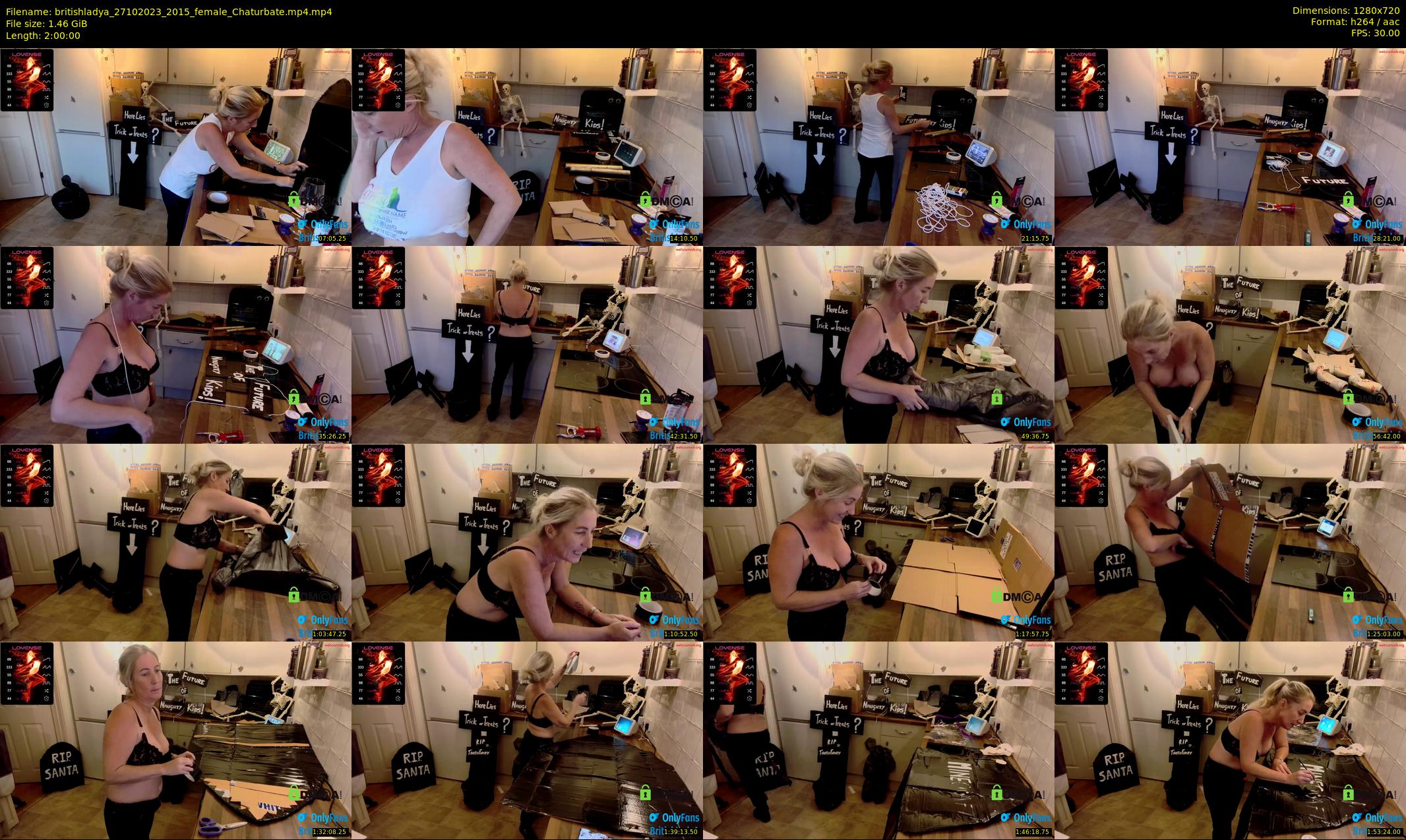 britishladya — 120 minute Chaturbate female cam show recording, 720p, Oct 27, 2023