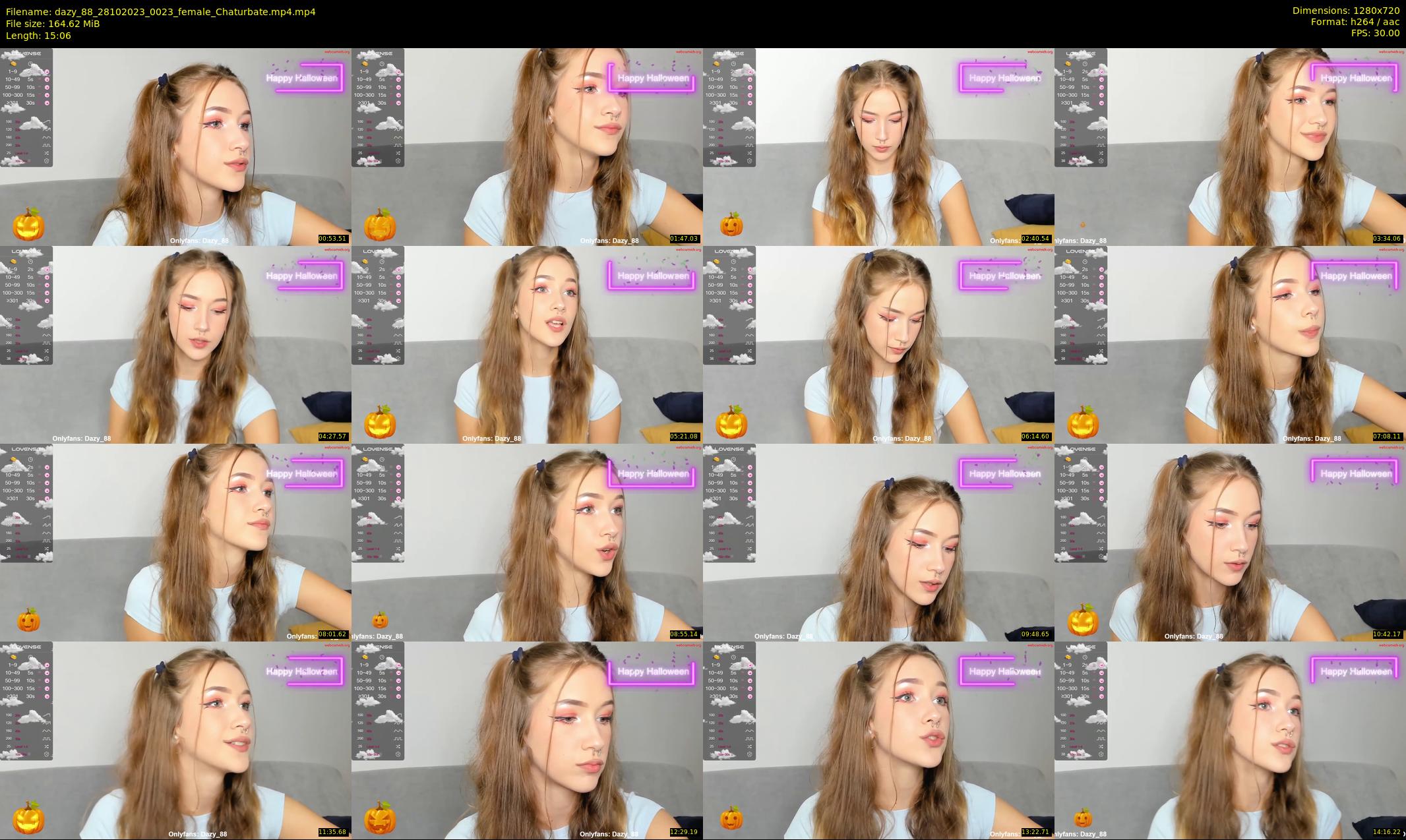 dazy_88 — 16 minute Chaturbate female cam show recording, 720p, Oct 28, 2023