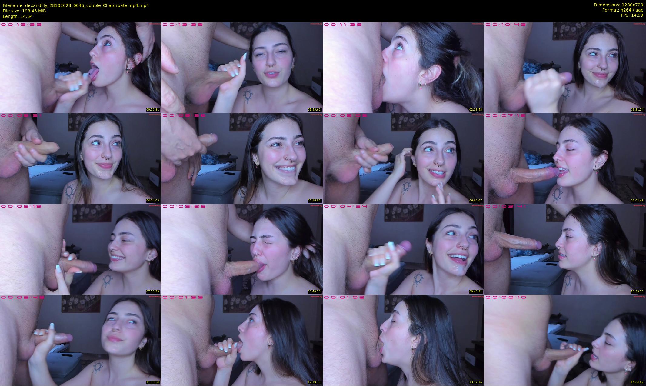 dexandlily — 15 minute Chaturbate couple cam show recording, 720p, Oct 28, 2023