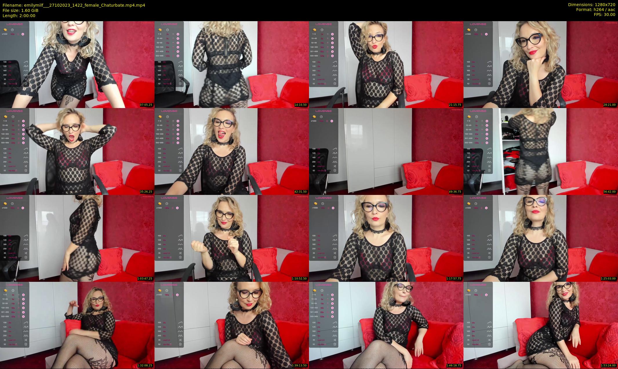emilymilf__ — 120 minute Chaturbate female cam show recording, 720p, Oct 27, 2023