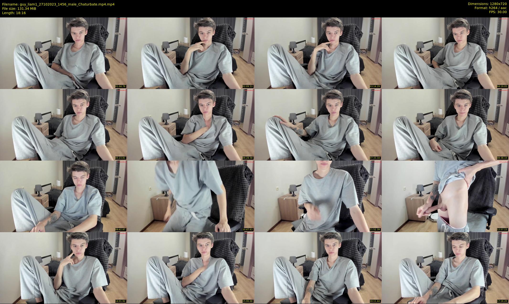 guy_liam1 — 19 minute Chaturbate male cam show recording, 720p, Oct 27, 2023