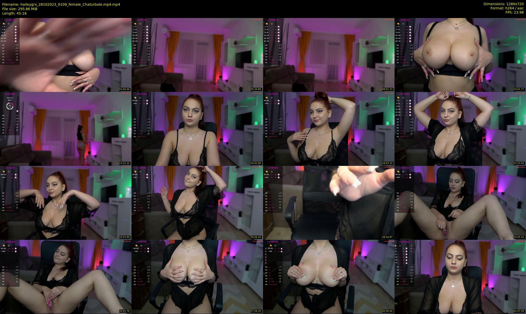 haileygrx — 46 minute Chaturbate female cam show recording, 720p, Oct 28, 2023