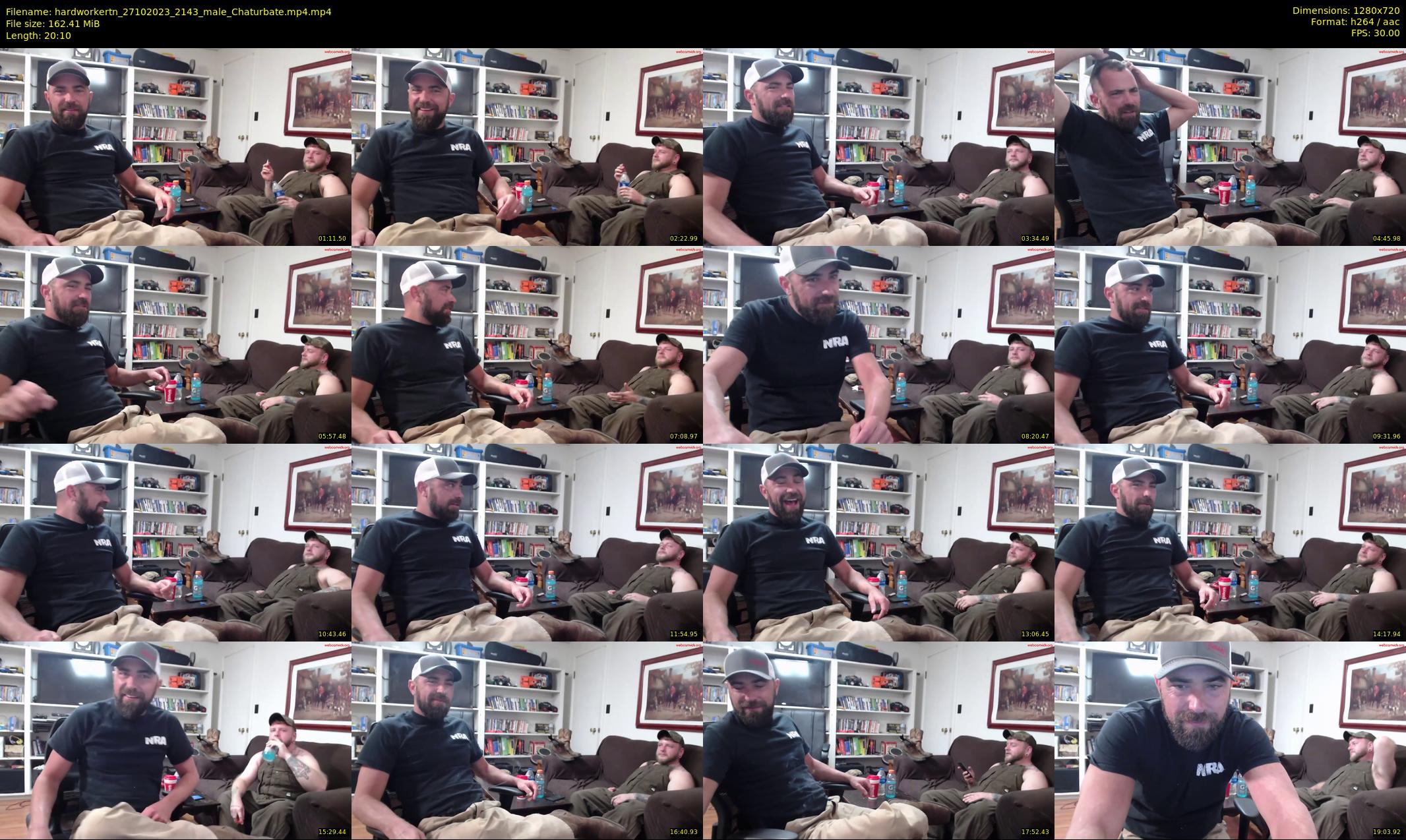 hardworkertn — 21 minute Chaturbate male cam show recording, 720p, Oct 27, 2023