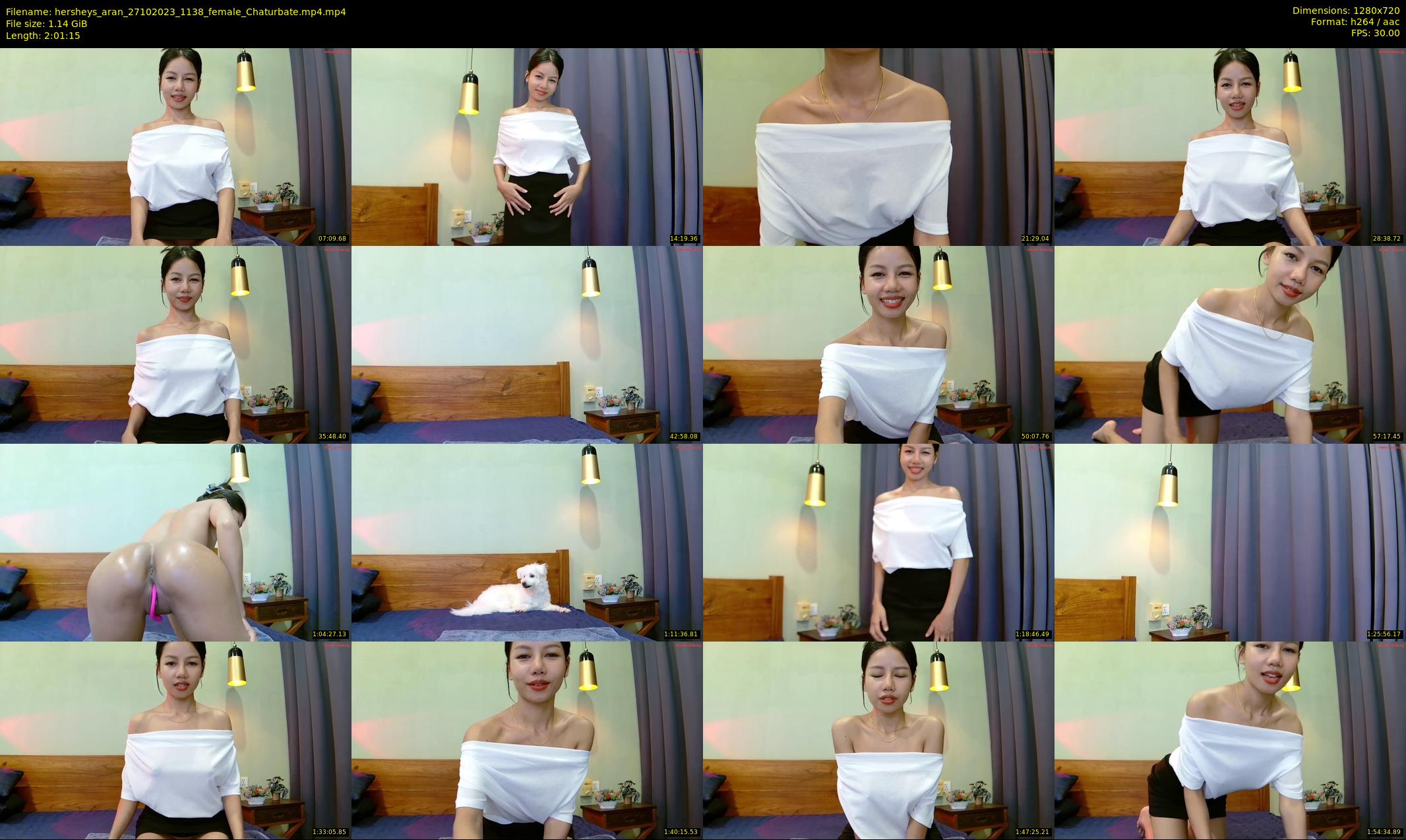 hersheys_aran — 122 minute Chaturbate female cam show recording, 720p, Oct 27, 2023