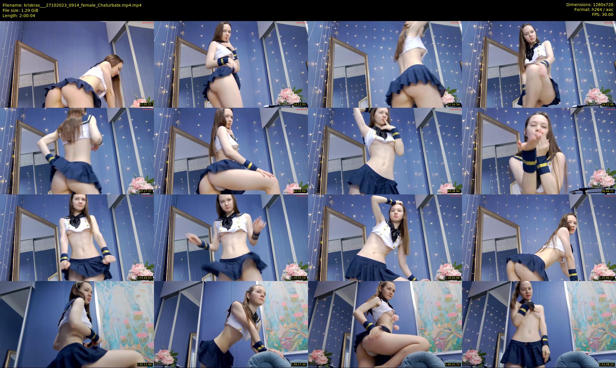 kriskras__ — 121 minute Chaturbate female cam show recording, 720p, Oct 27, 2023