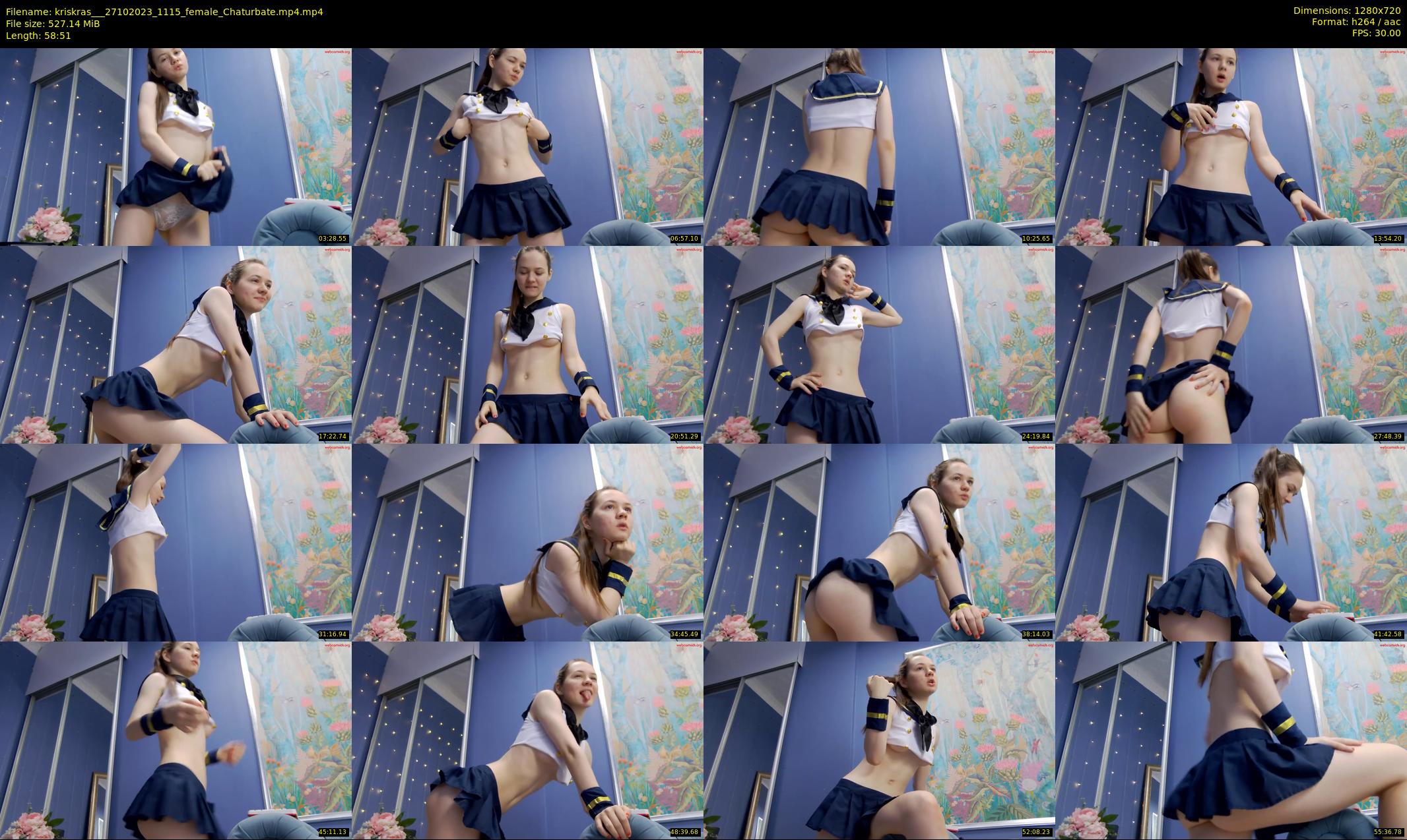 kriskras__ — 59 minute Chaturbate female cam show recording, 720p, Oct 27, 2023