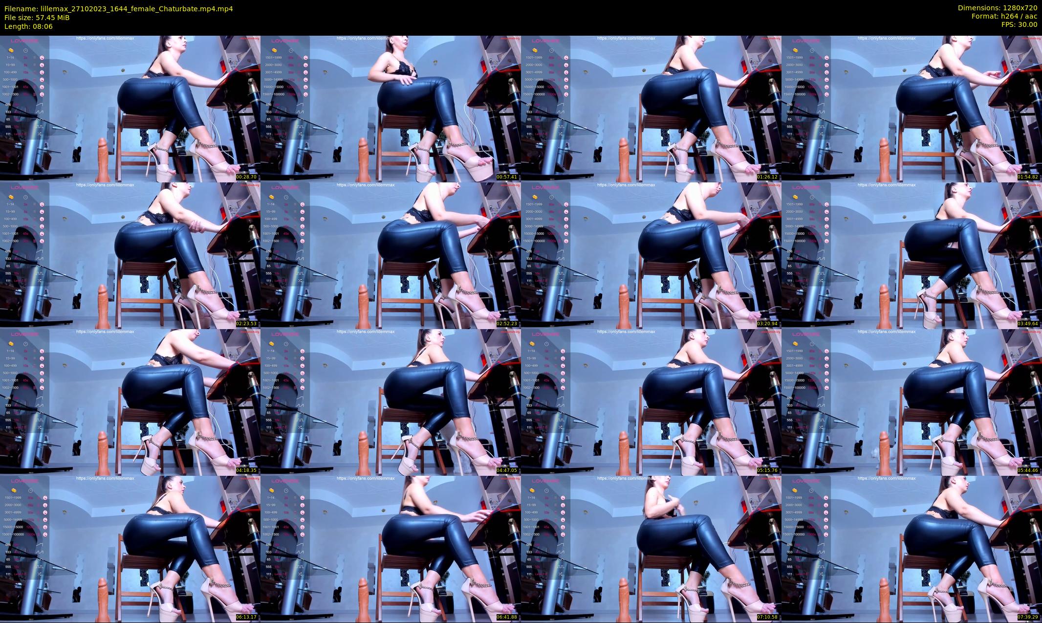 lillemax — 9 minute Chaturbate female cam show recording, 720p, Oct 27, 2023