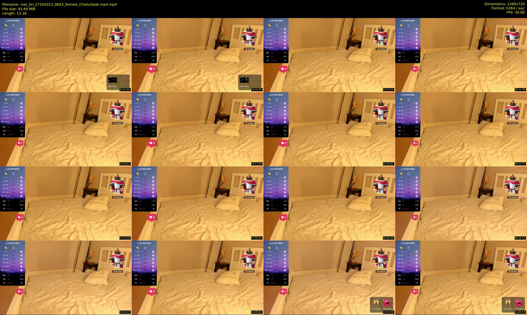 mei_tin — 14 minute Chaturbate female cam show recording, 720p, Oct 27, 2023