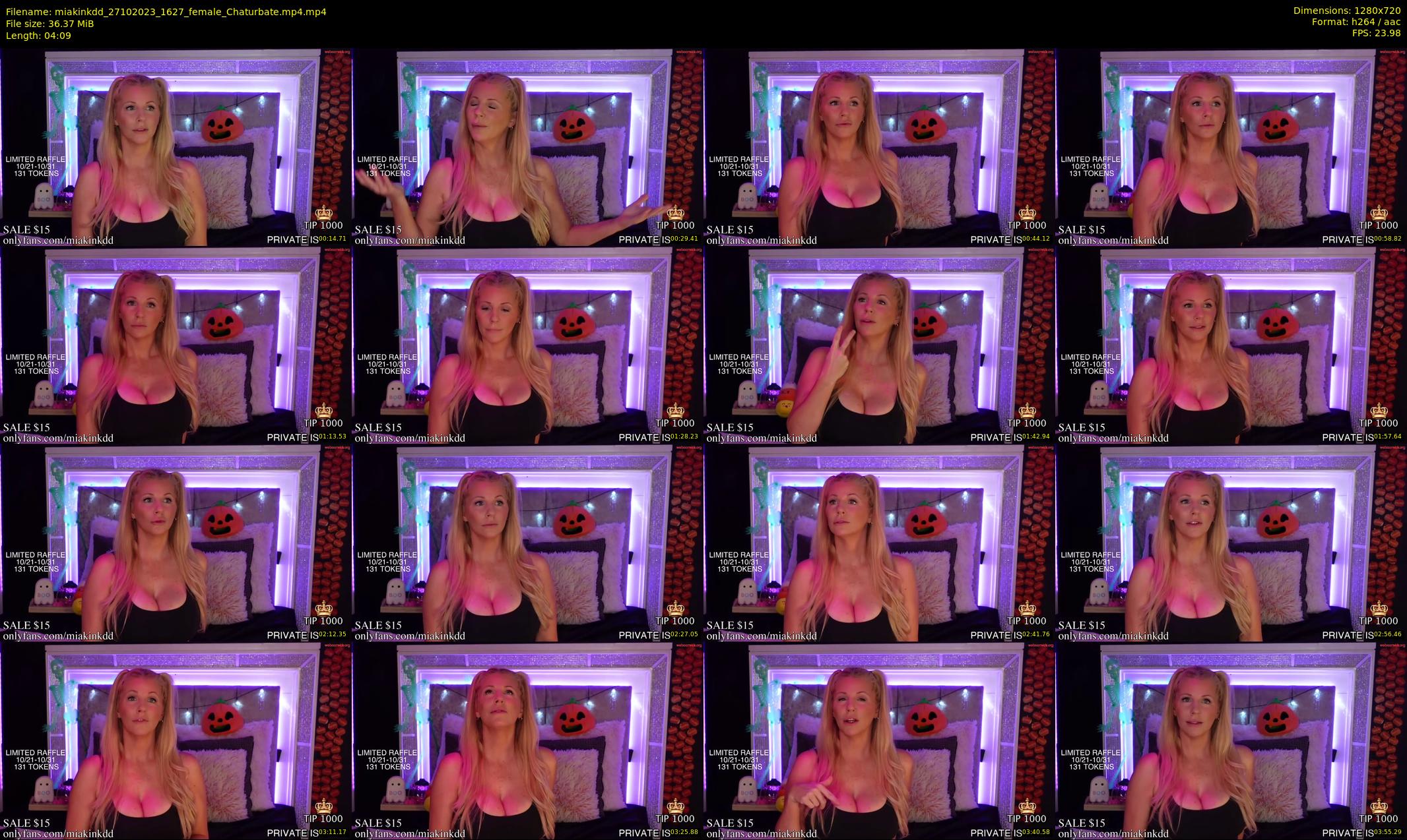 miakinkdd — 5 minute Chaturbate female cam show recording, 720p, Oct 27, 2023
