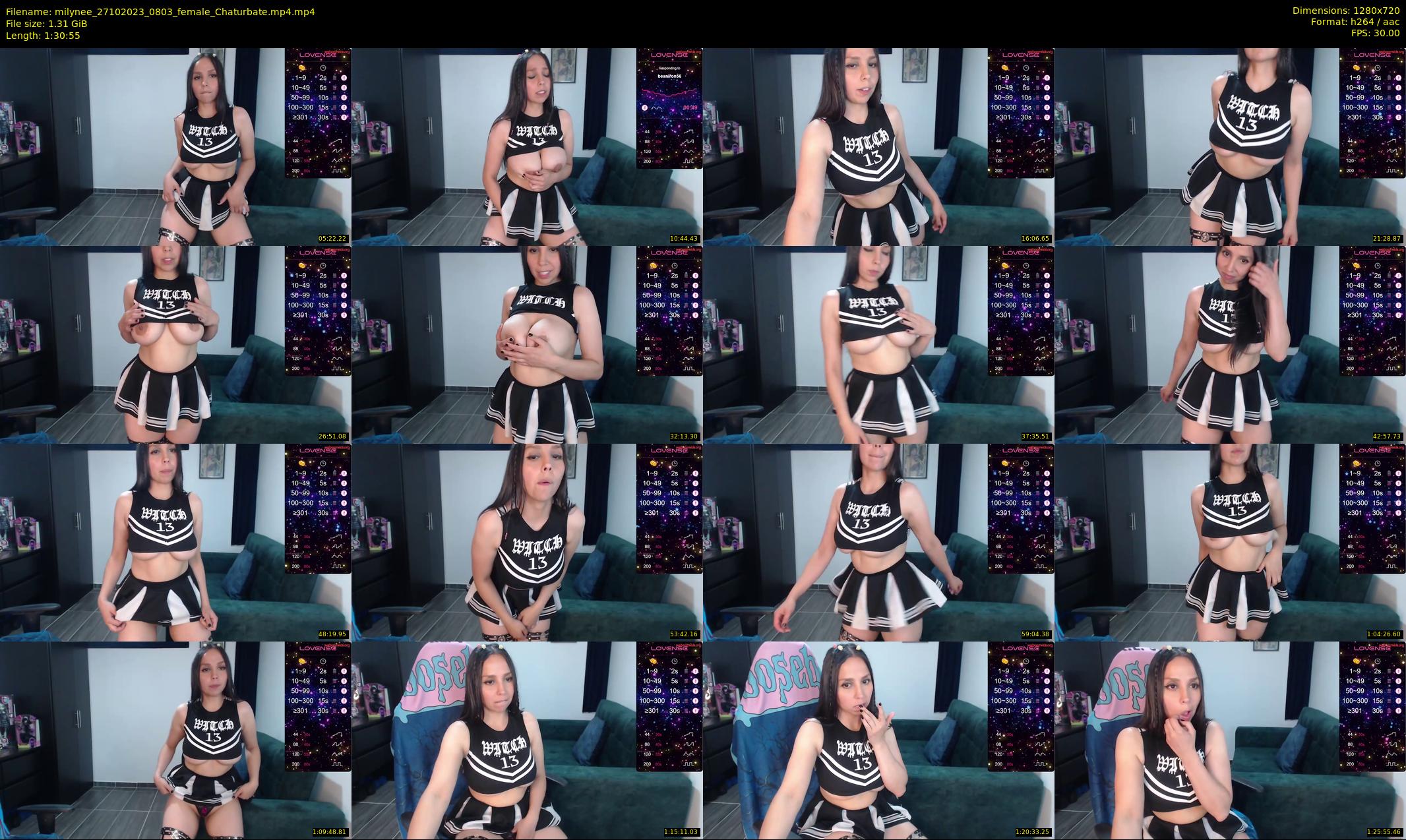 milynee — 91 minute Chaturbate female cam show recording, 720p, Oct 27, 2023