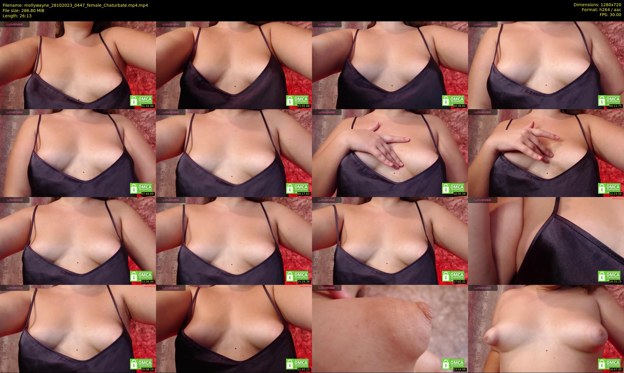 mollywayne — 27 minute Chaturbate female cam show recording, 720p, Oct 28, 2023