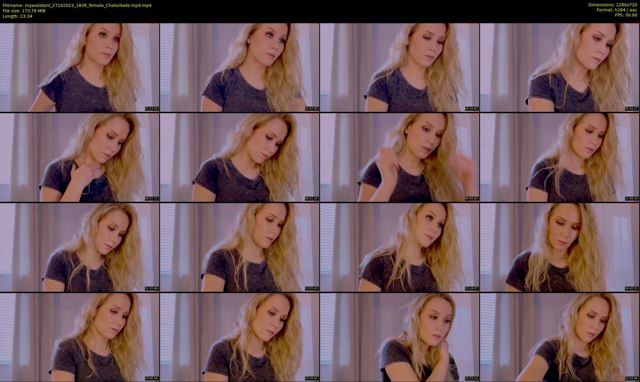 myassistant — 24 minute Chaturbate female cam show recording, 720p, Oct 27, 2023