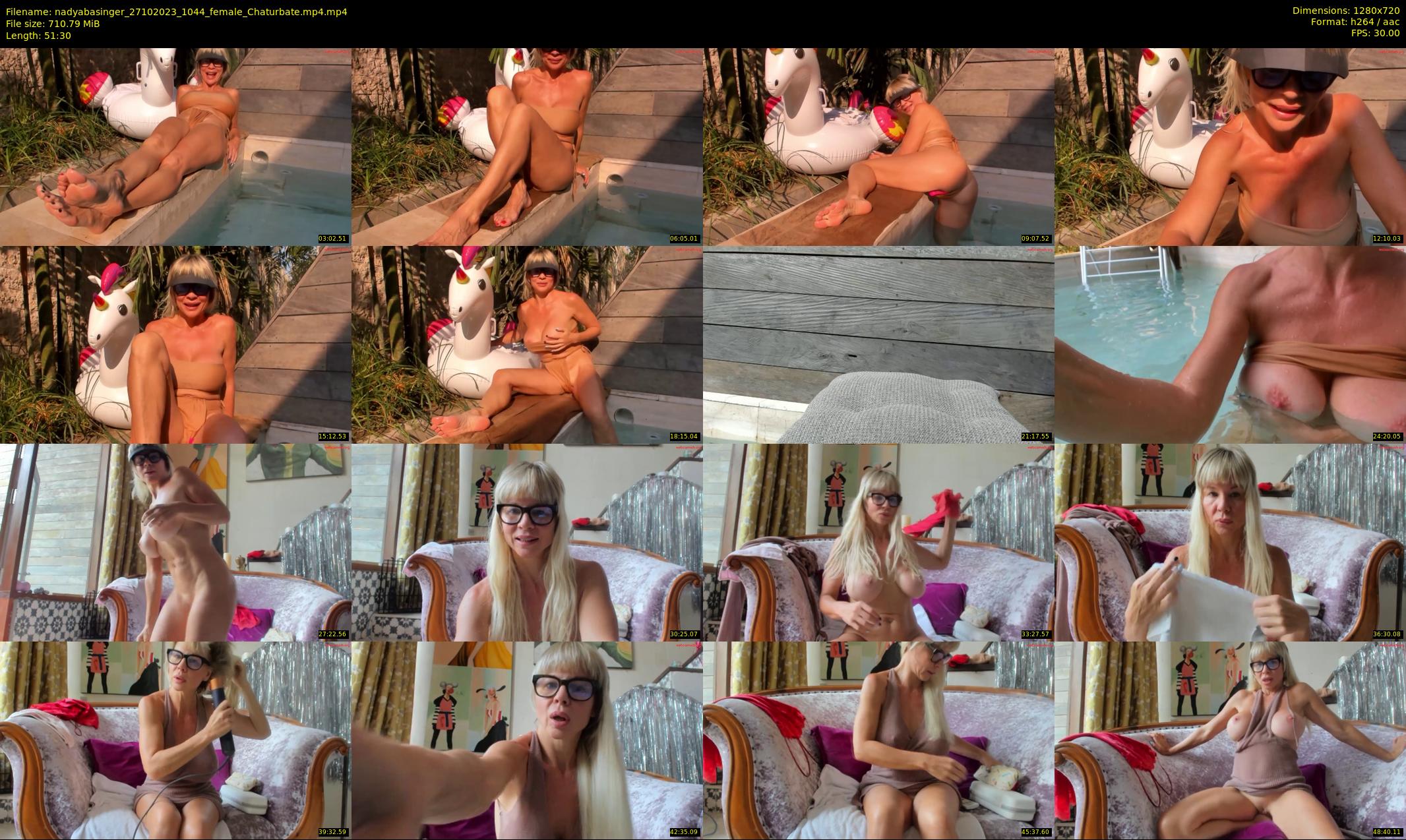 nadyabasinger — 52 minute Chaturbate female cam show recording, 720p, Oct 27, 2023