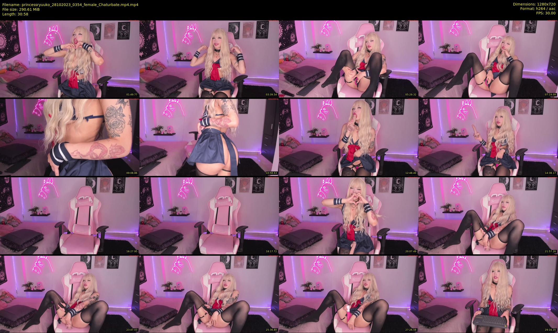 princessryuuko — 31 minute Chaturbate female cam show recording, 720p, Oct 28, 2023