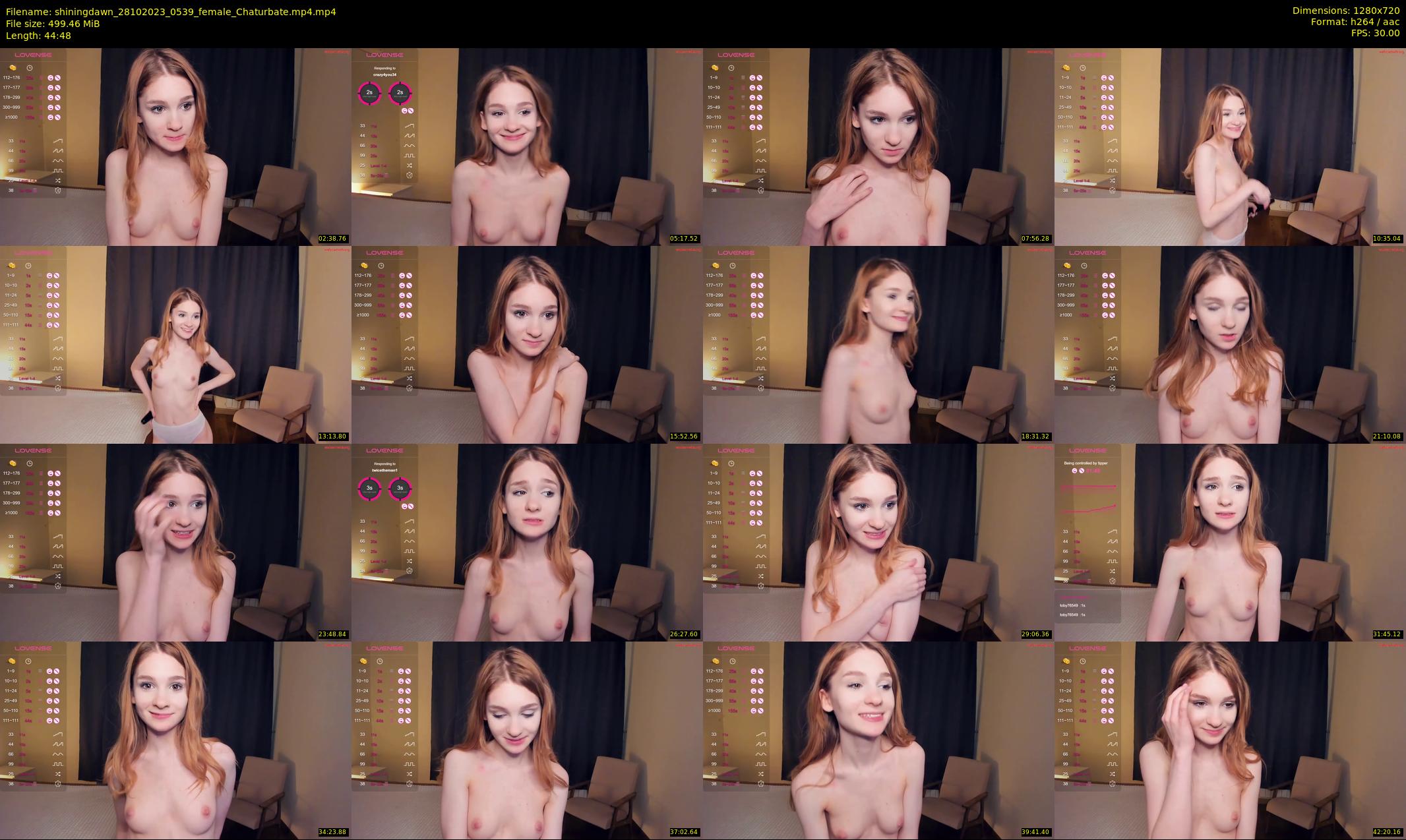 shiningdawn — 45 minute Chaturbate female cam show recording, 720p, Oct 28, 2023