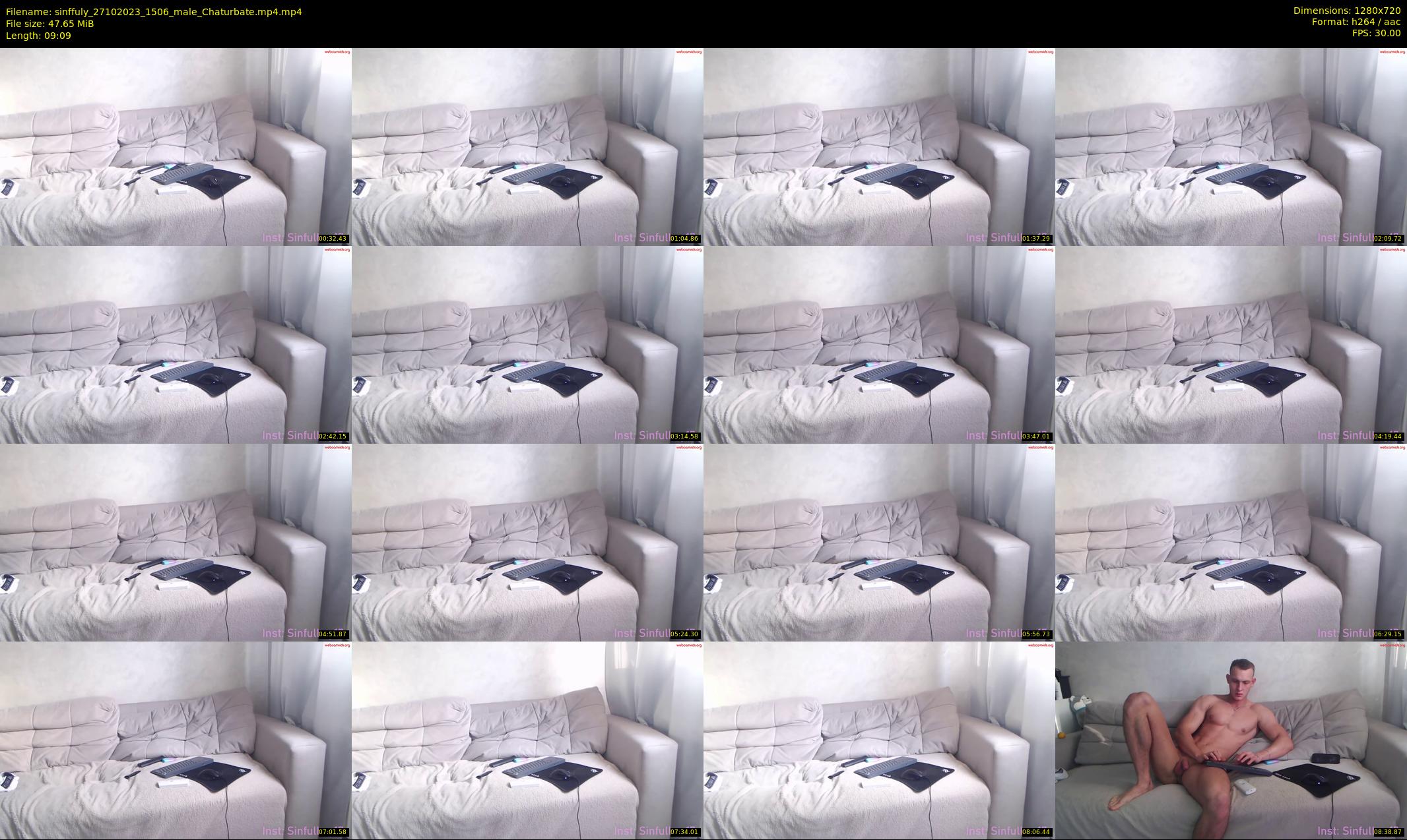 sinffuly — 10 minute Chaturbate male cam show recording, 720p, Oct 27, 2023
