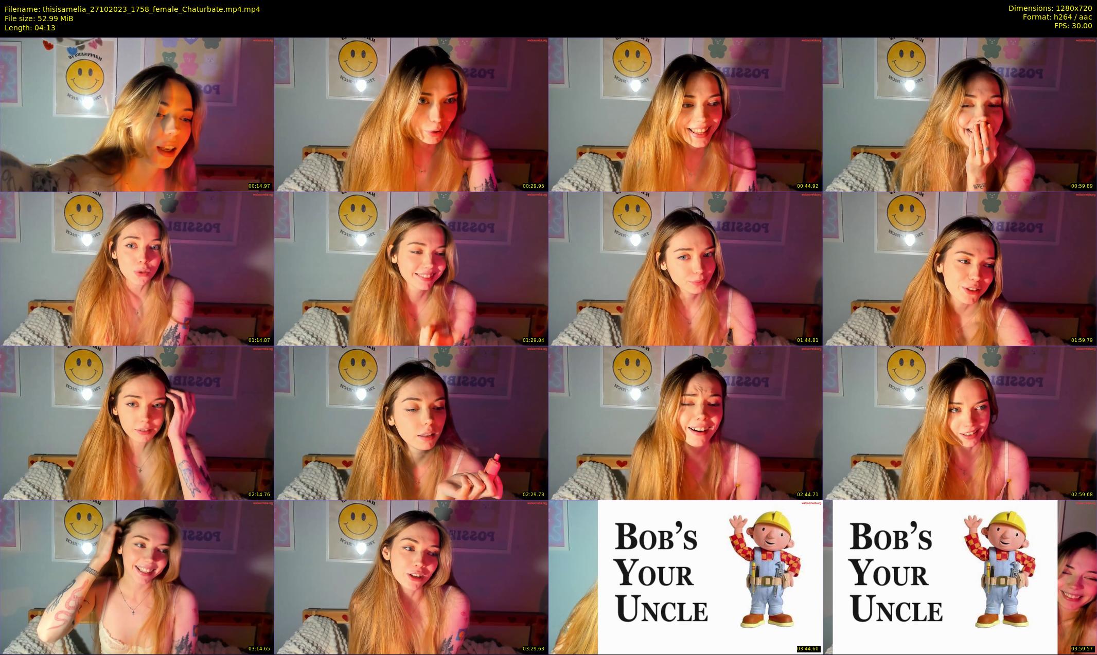 thisisamelia — 5 minute Chaturbate female cam show recording, 720p, Oct 27, 2023