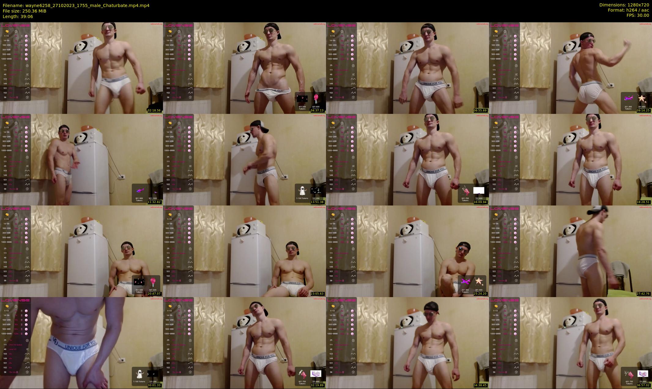 wayne6258 — 40 minute Chaturbate male cam show recording, 720p, Oct 27, 2023