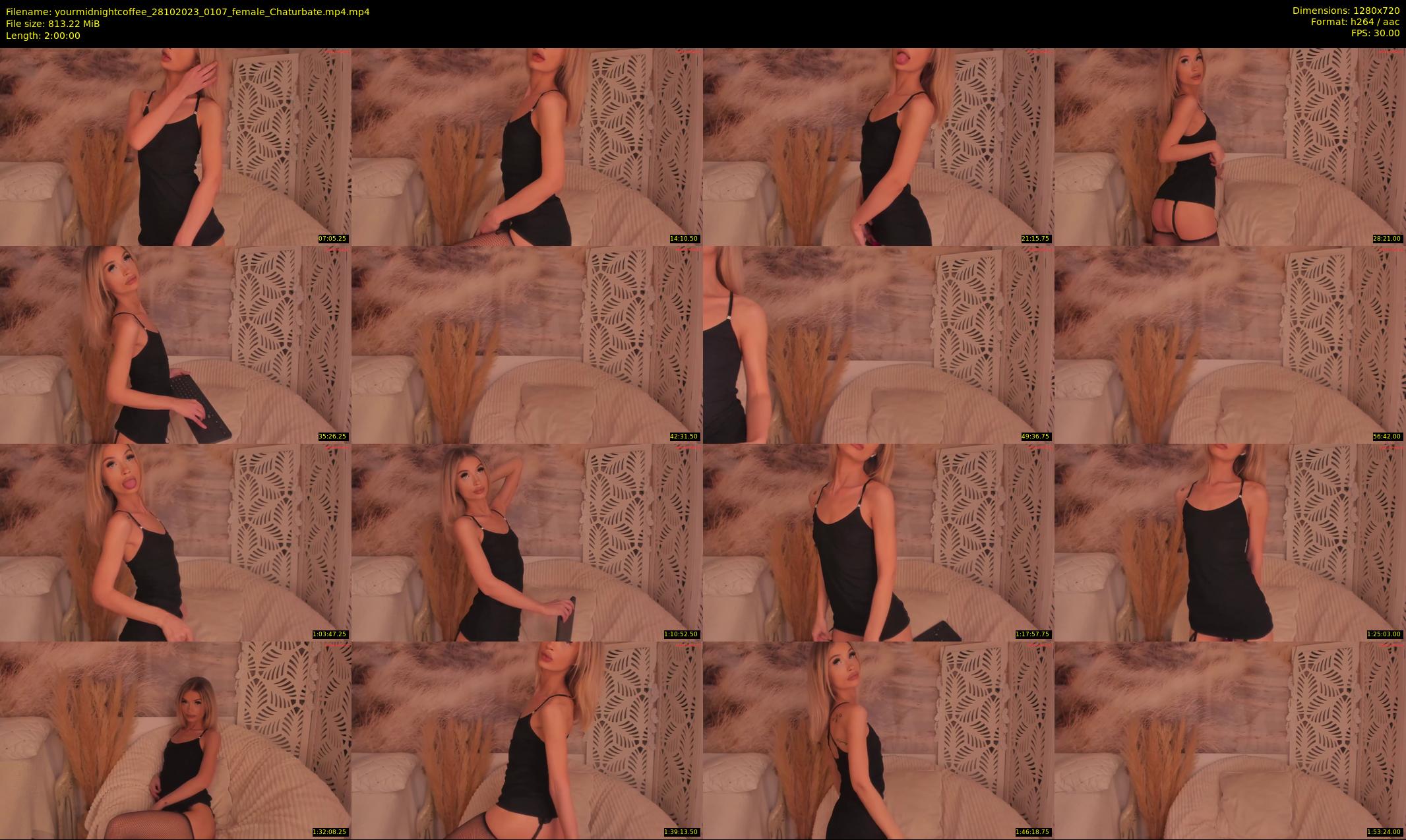 yourmidnightcoffee — 120 minute Chaturbate female cam show recording, 720p, Oct 28, 2023