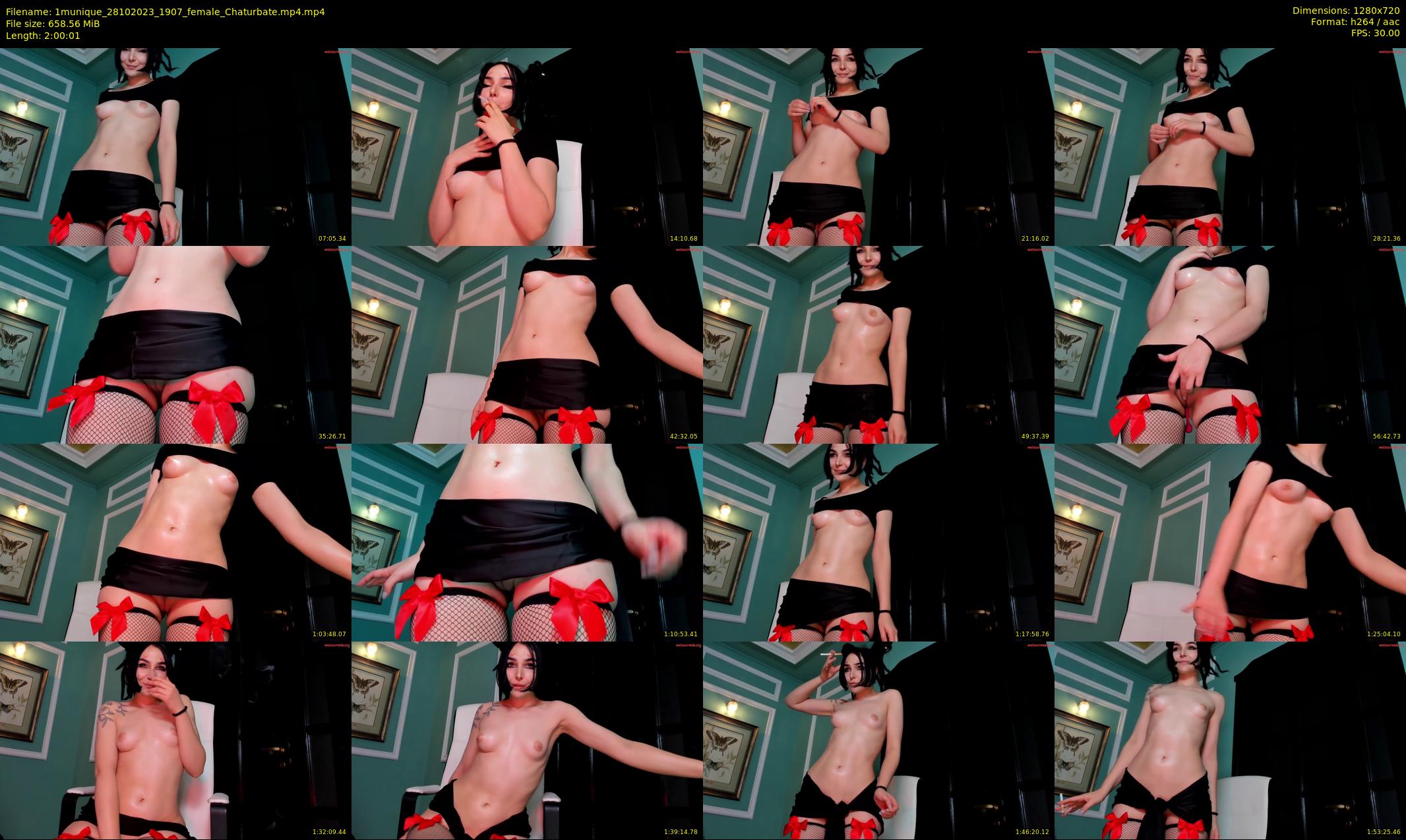 1munique — 121 minute Chaturbate female cam show recording, 720p, Oct 28, 2023