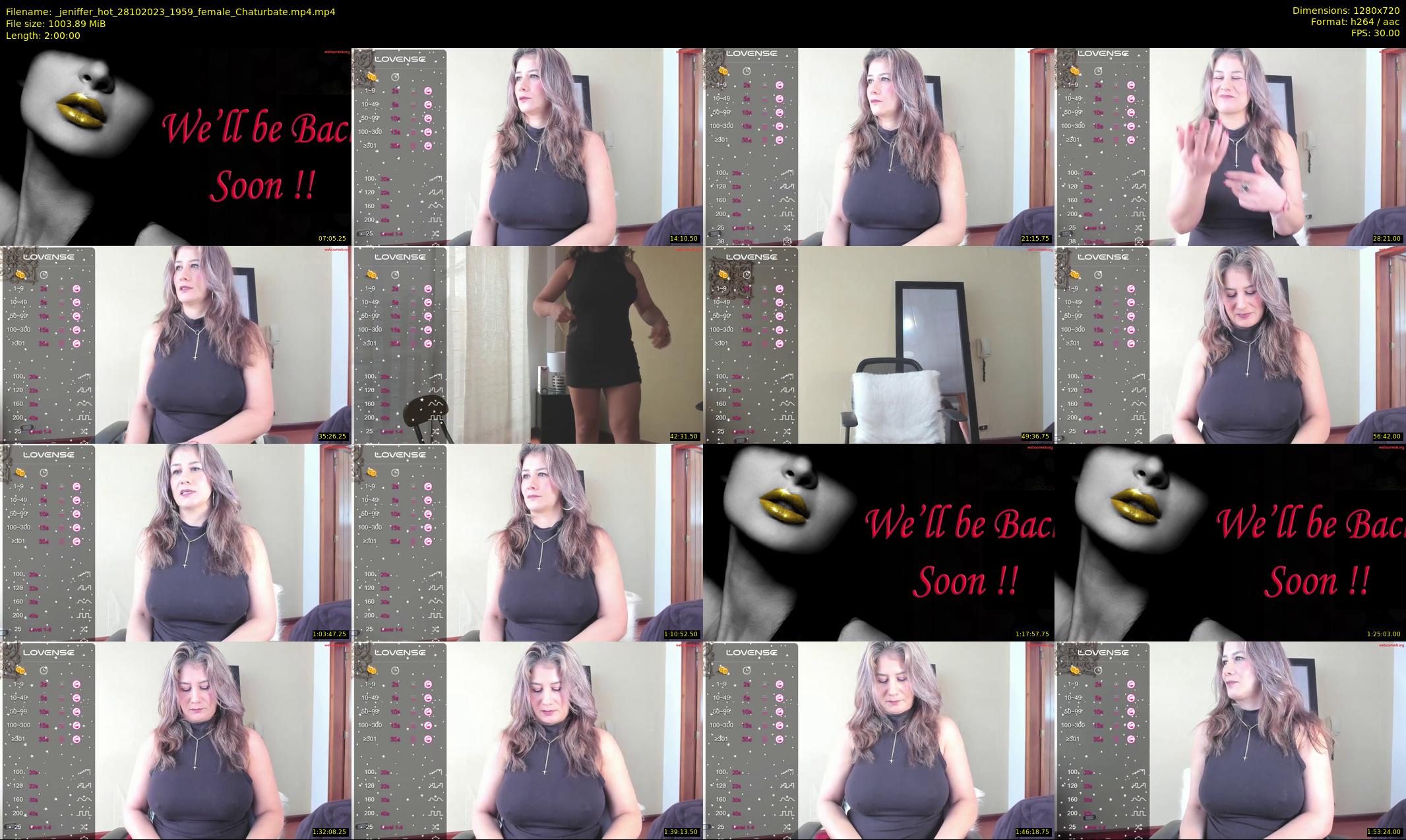 _jeniffer_hot — 120 minute Chaturbate female cam show recording, 720p, Oct 28, 2023