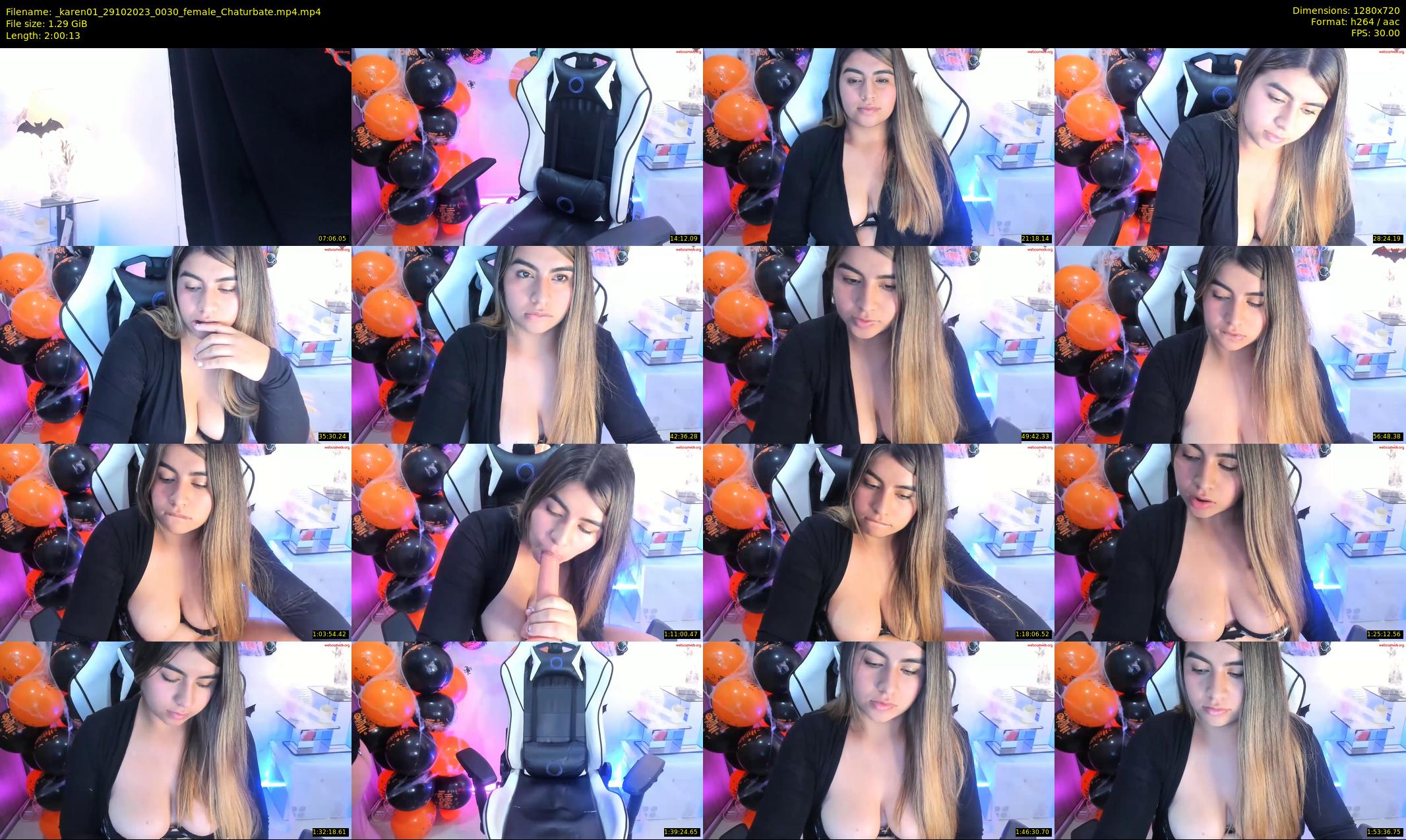 _karen01 — 121 minute Chaturbate female cam show recording, 720p, Oct 29, 2023