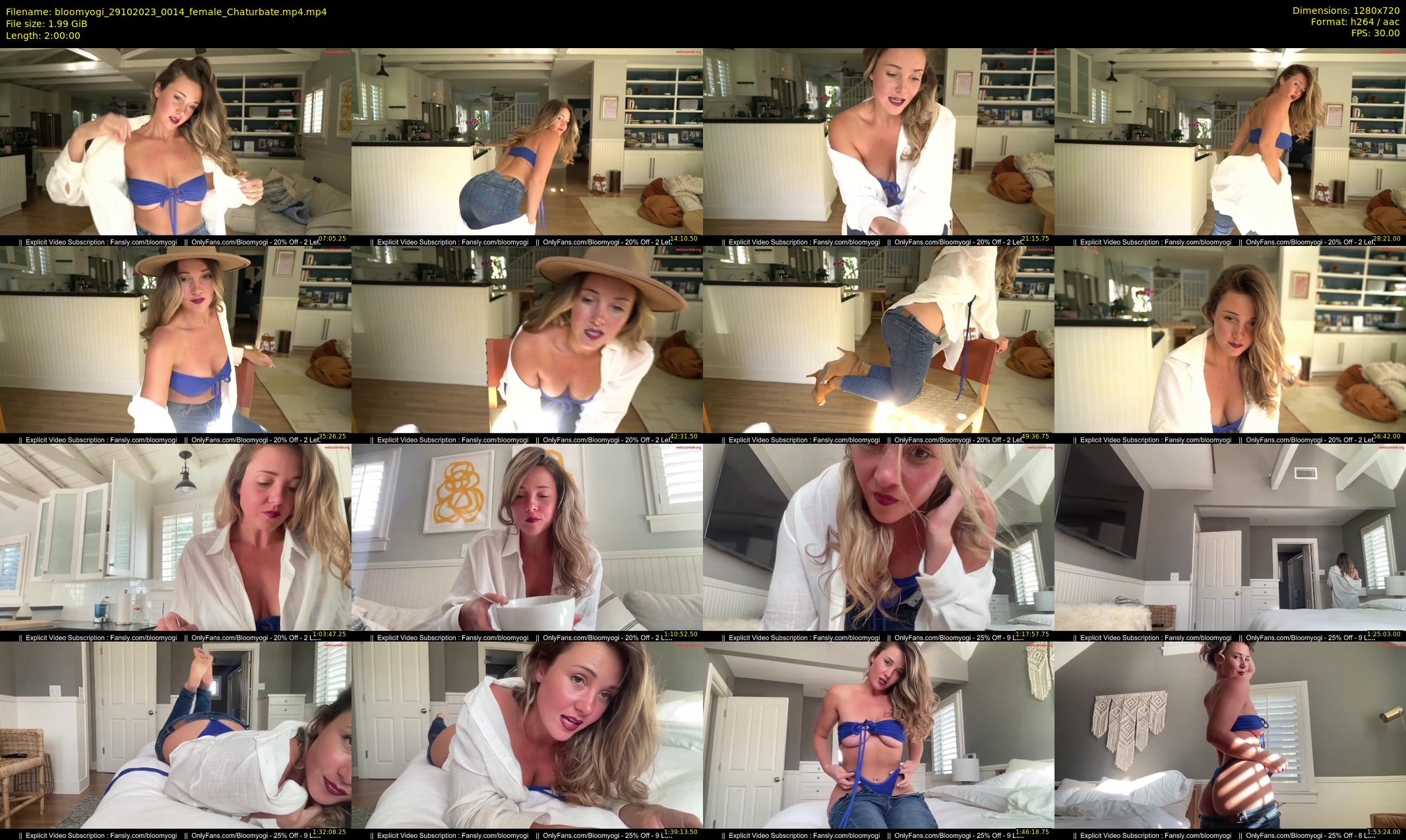 bloomyogi — 120 minute Chaturbate female cam show recording, 720p, Oct 29, 2023