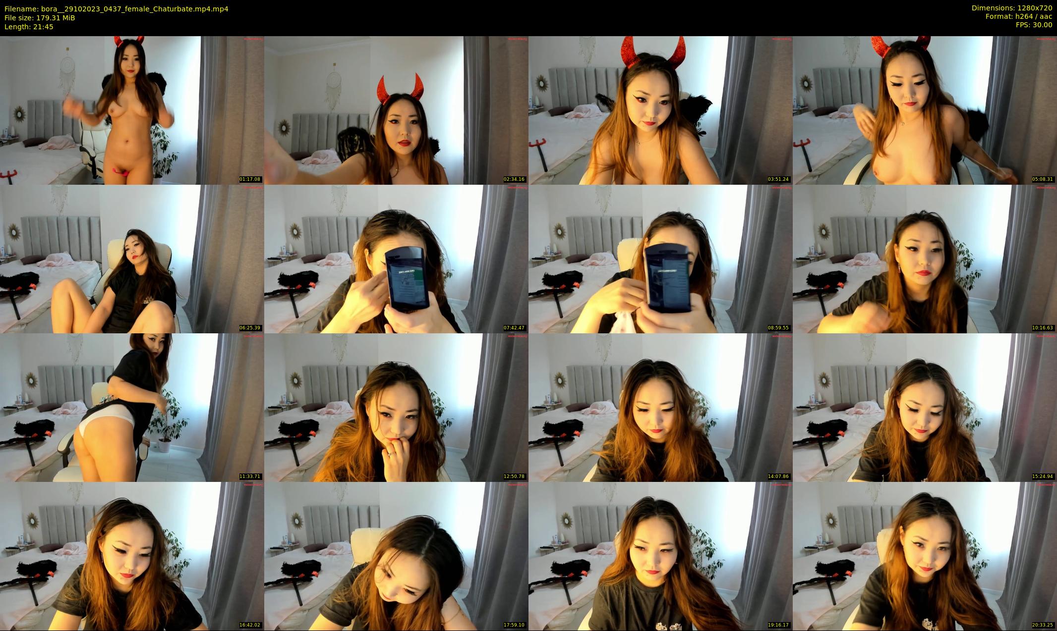bora_ — 22 minute Chaturbate female cam show recording, 720p, Oct 29, 2023