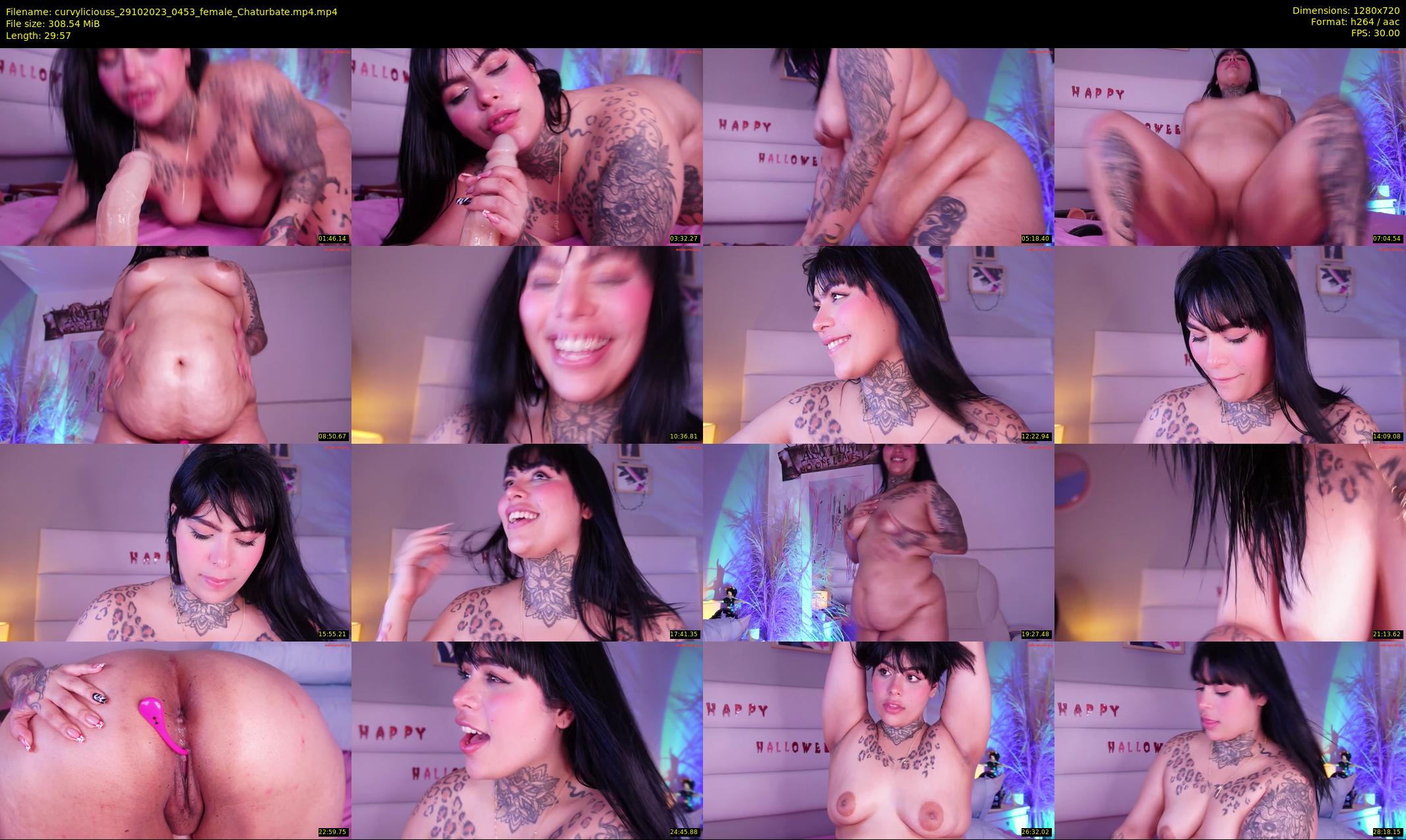 curvyliciouss — 30 minute Chaturbate female cam show recording, 720p, Oct 29, 2023