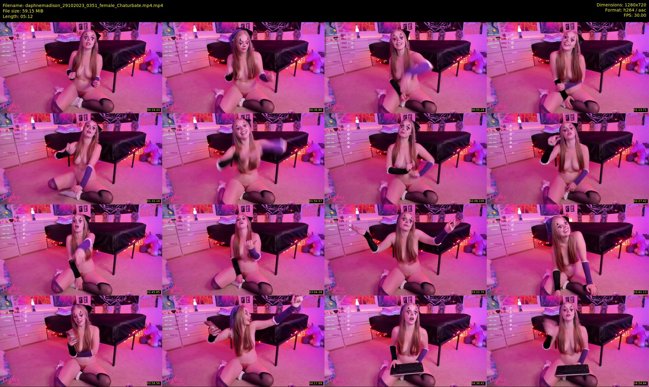 daphnemadison — 6 minute Chaturbate couple cam show recording, 720p, Oct 29, 2023