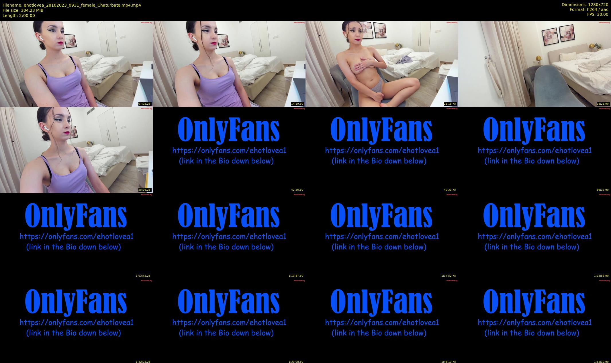 ehotlovea — 120 minute Chaturbate female cam show recording, 720p, Oct 28, 2023
