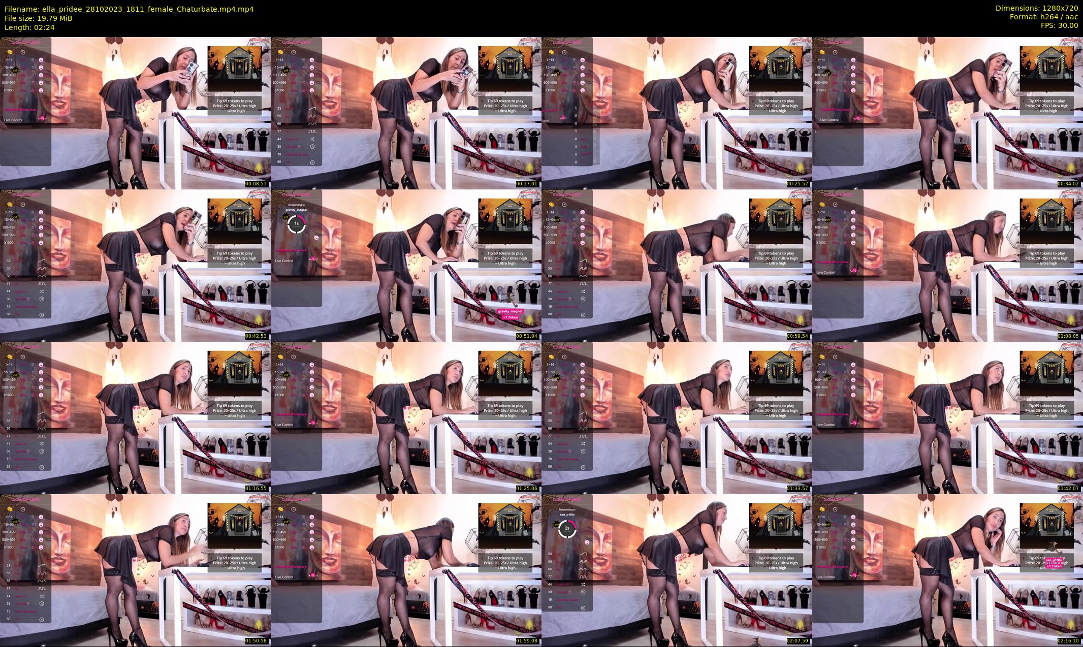 ella_pridee — 3 minute Chaturbate female cam show recording, 720p, Oct 28, 2023